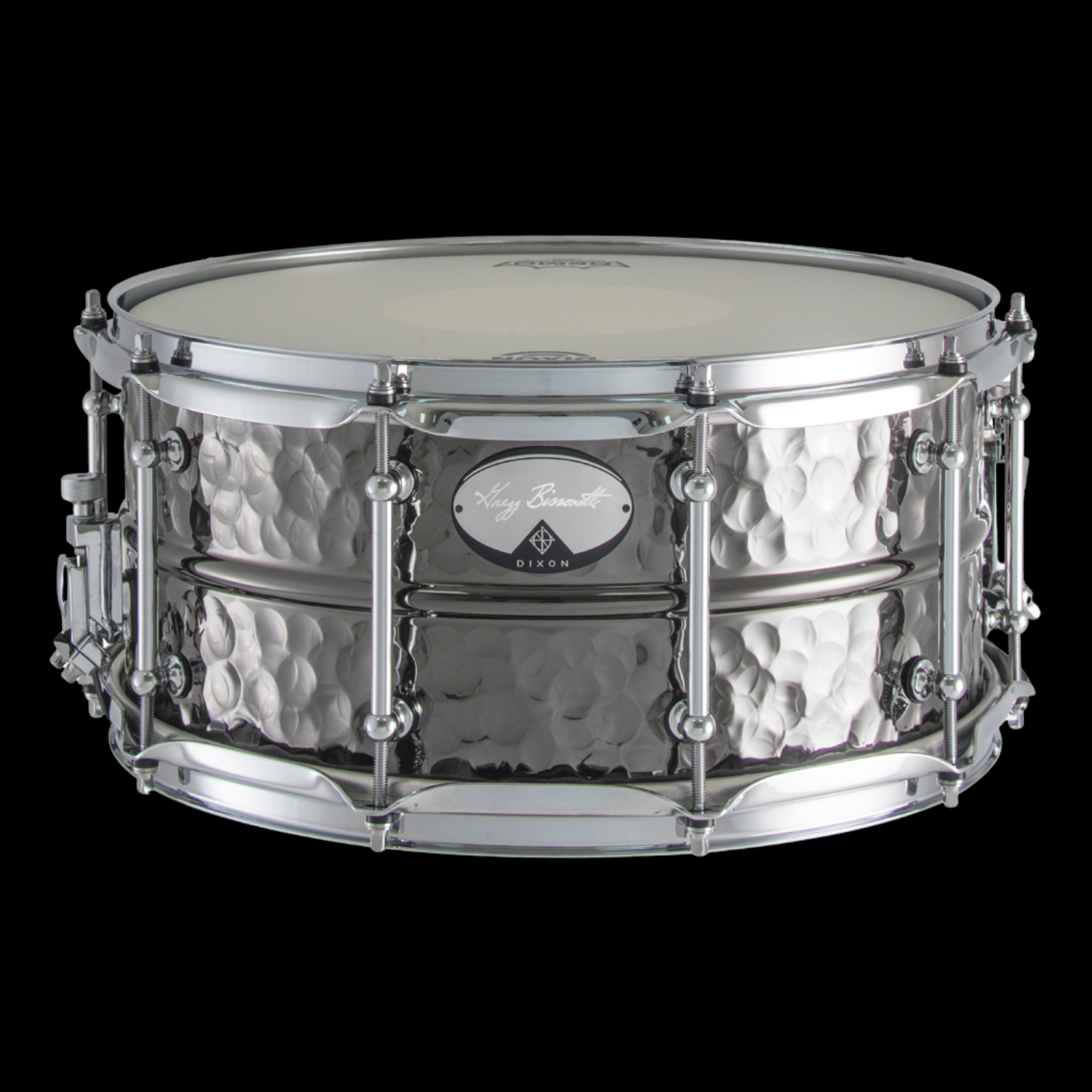 Dixon Artisan 6.5" x 14" Gregg Bissonette Signature Hammered Brass Snare Drum