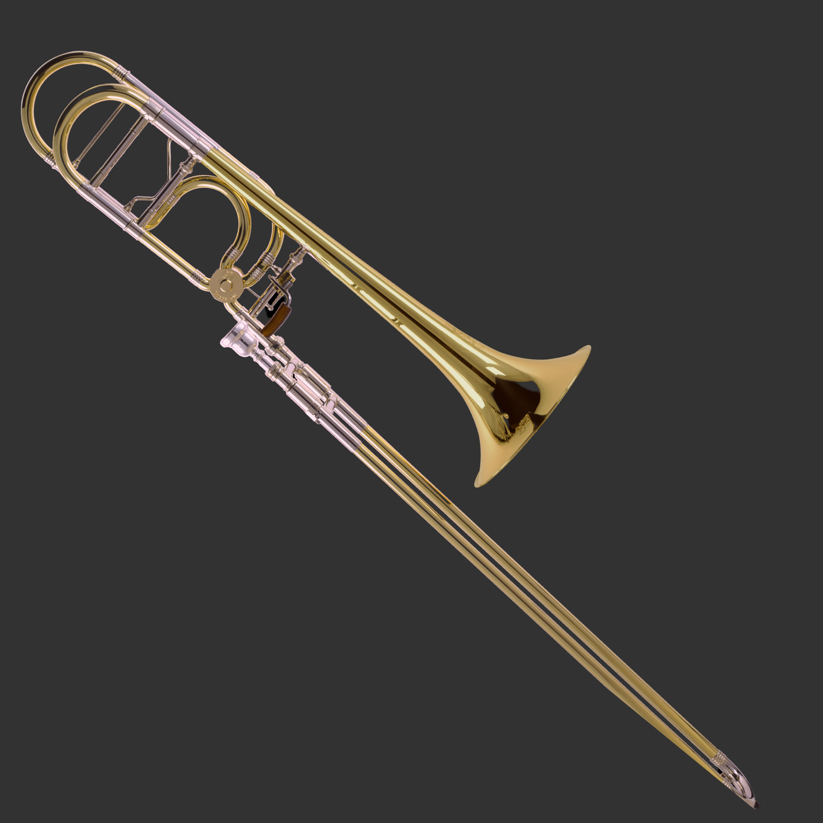 Greenhoe Tenor Trombone - Large Bore - Yellow Brass Bell - GB4-1Y - Palen Music