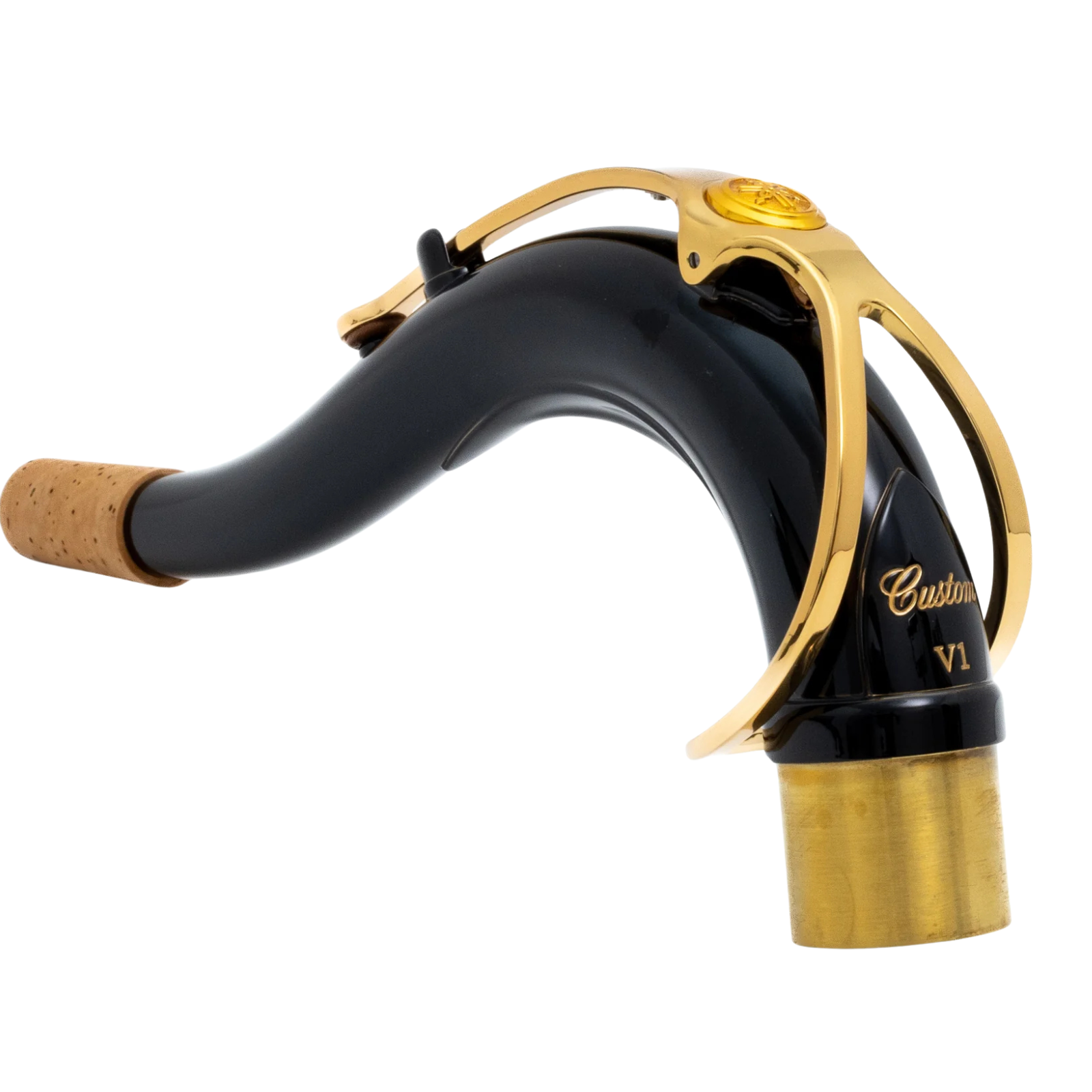 Yamaha Custom E1 Tenor Saxophone Neck - Black Lacquer - YAC-SN-TE1B