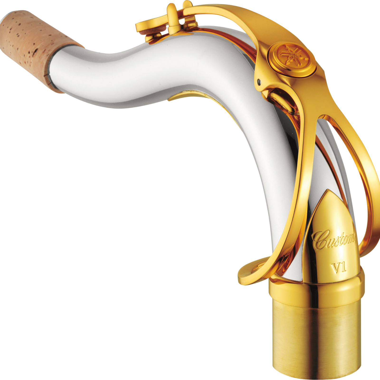 Yamaha Custom V1 Tenor Saxophone Neck - Sterling Silver - YAC-SN-TV1AG