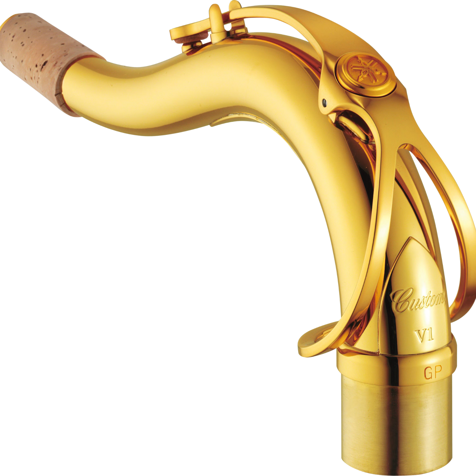 Yamaha Custom V1 Tenor Saxophone Neck - Gold Plated - YAC-SN-TV1G