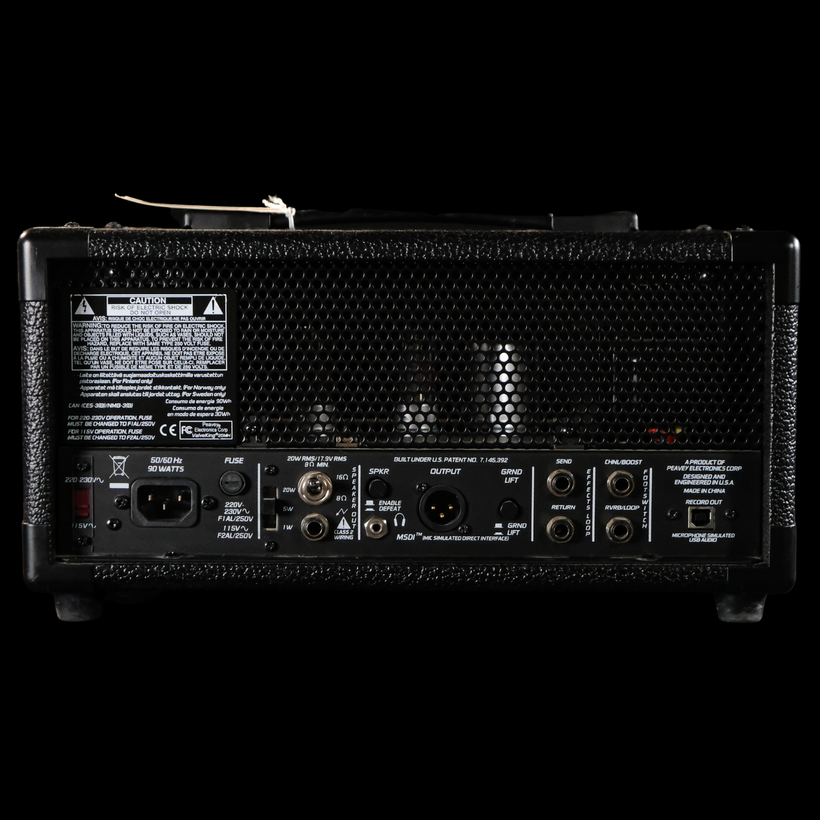 Peavey ValveKing 20 MH 20/5/1-watt Tube Head - Palen Music