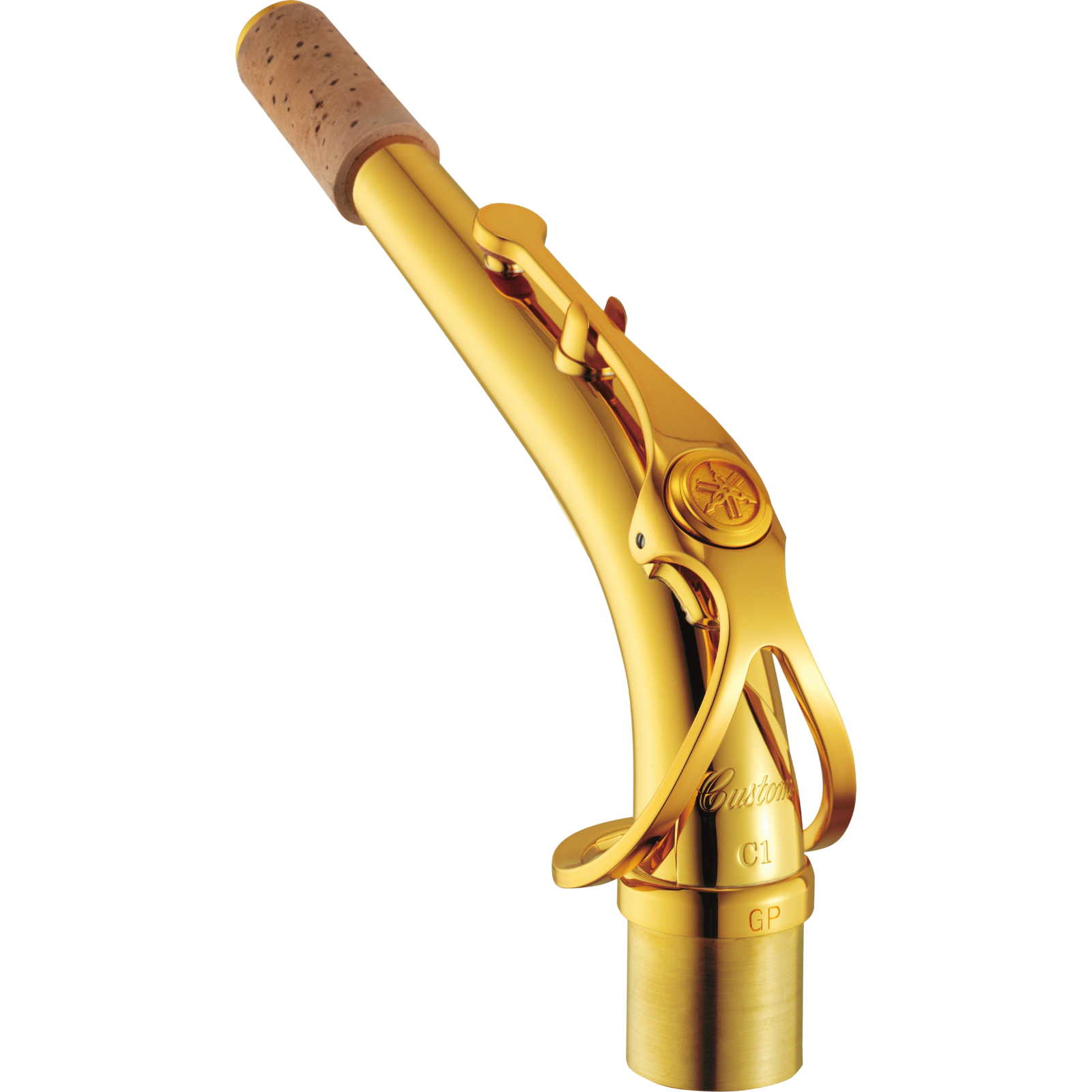 Yamaha Custom C1 Alto Saxophone Neck - Gold Plated - YAC-SN-AC1G