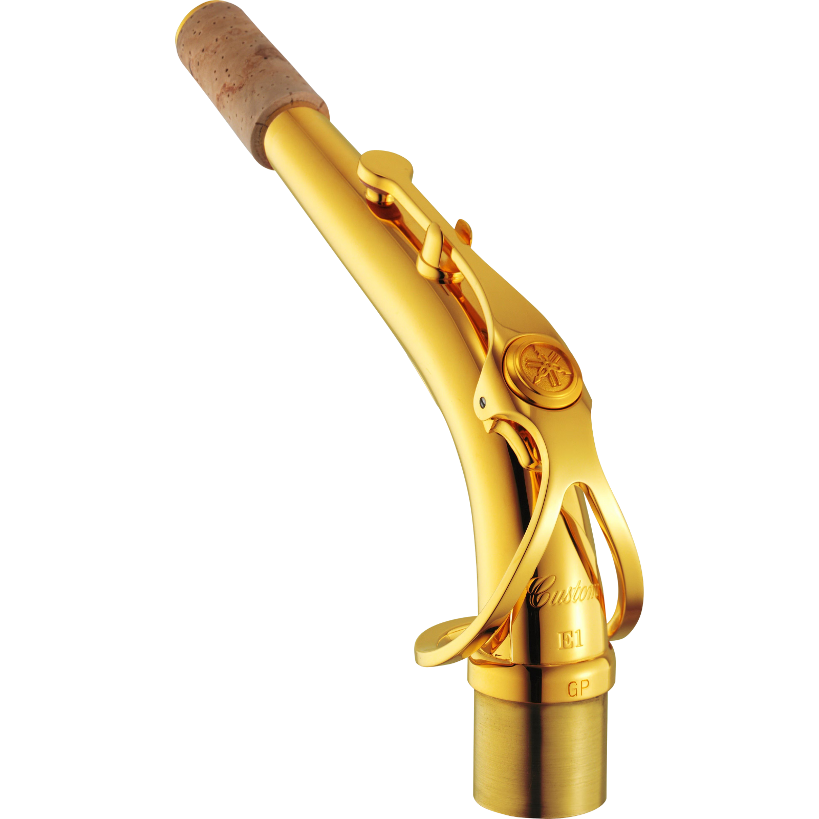 Yamaha Custom E1 Alto Saxophone Neck - Gold Plated - YAC-SN-AE1G