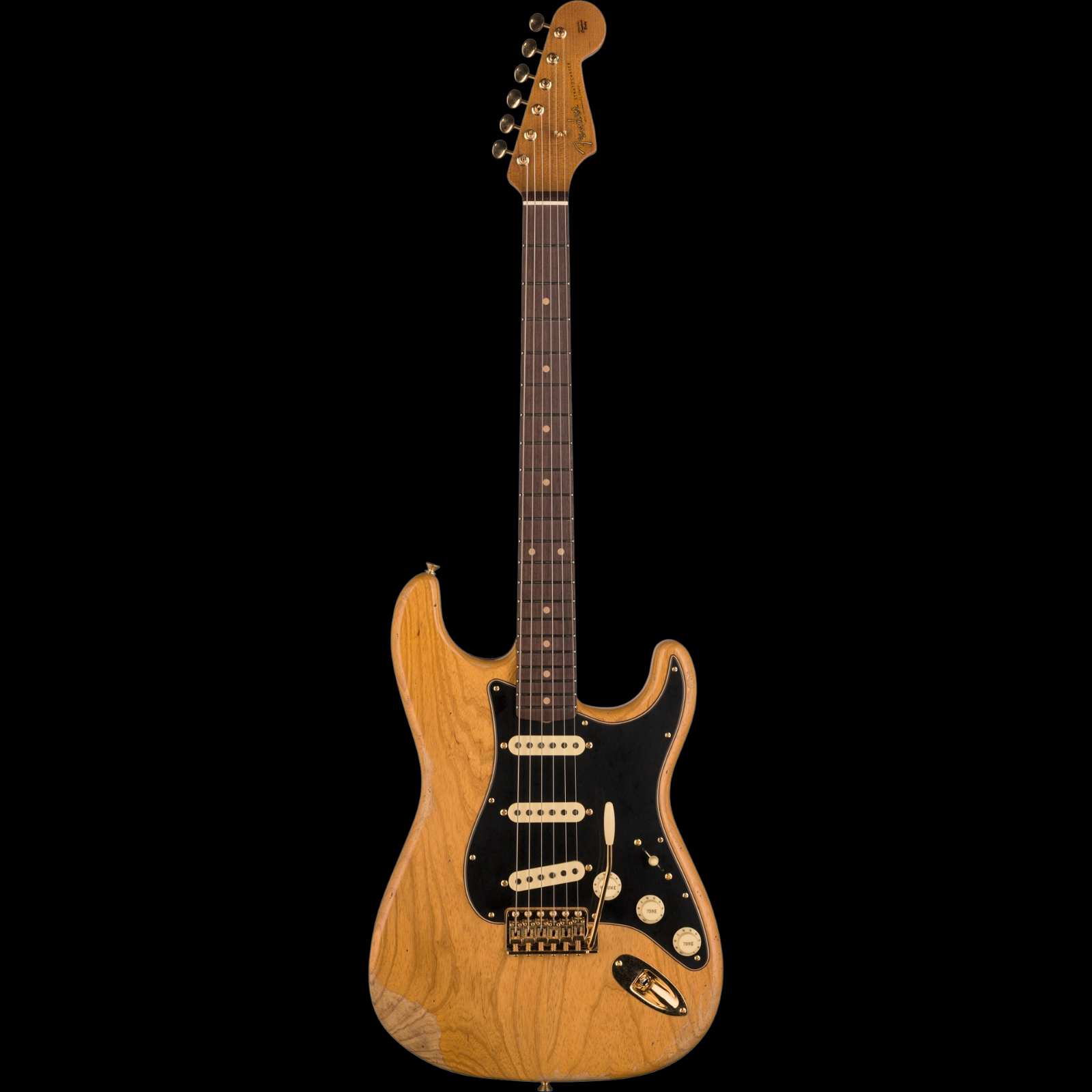 Fender Custom Shop 2023 Event Limited Edition '62 Stratocaster Heavy Relic with Gold Closet Classic Hardware - Aged Natural - Palen Music