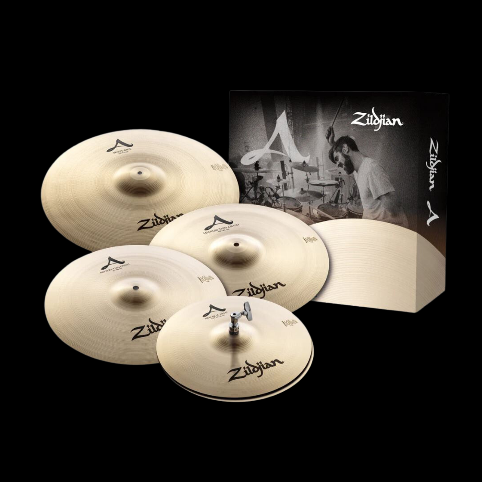 Zildjian A391 A Sweet Ride Cymbal Set