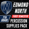 Edmond North Seventh Grade First Semester Percussion Supplies Pack - Palen Music