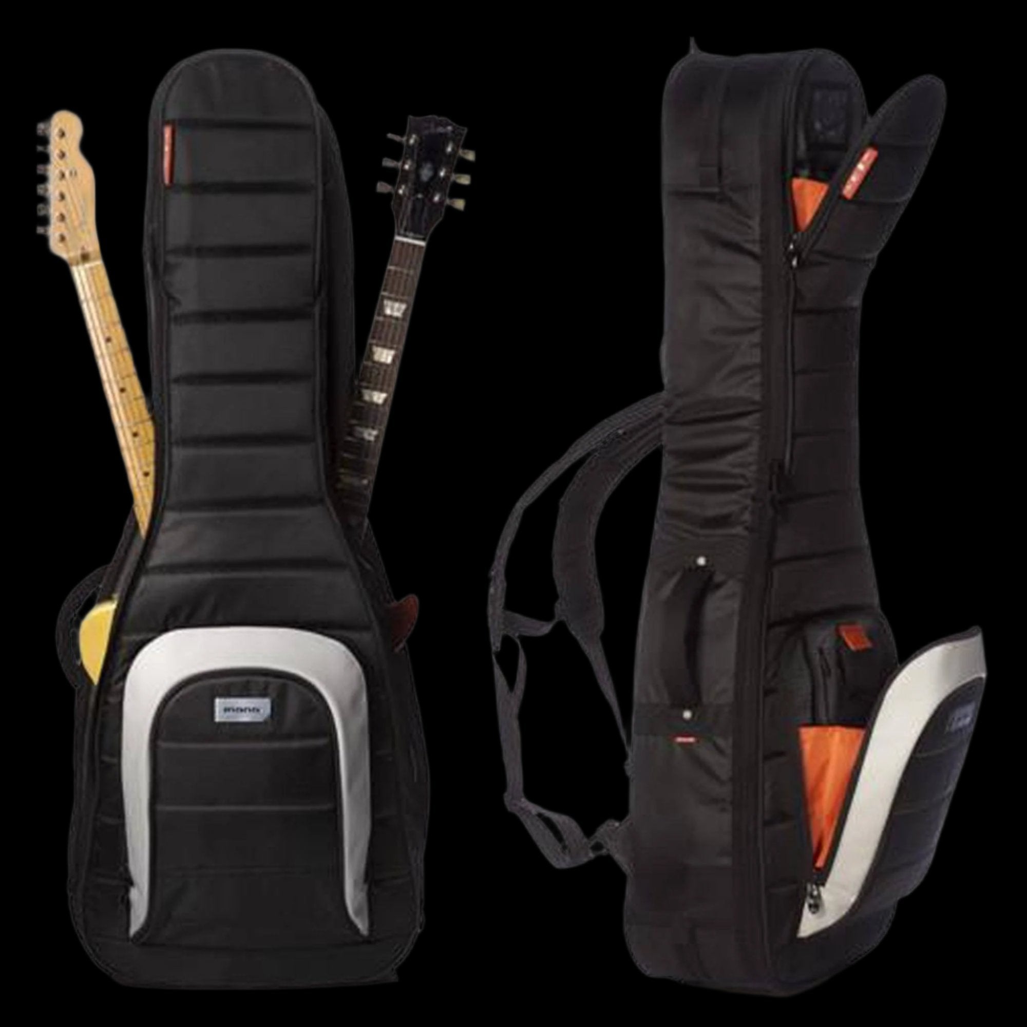 Mono Dual Jet Black Electric Guitar Case - Palen Music