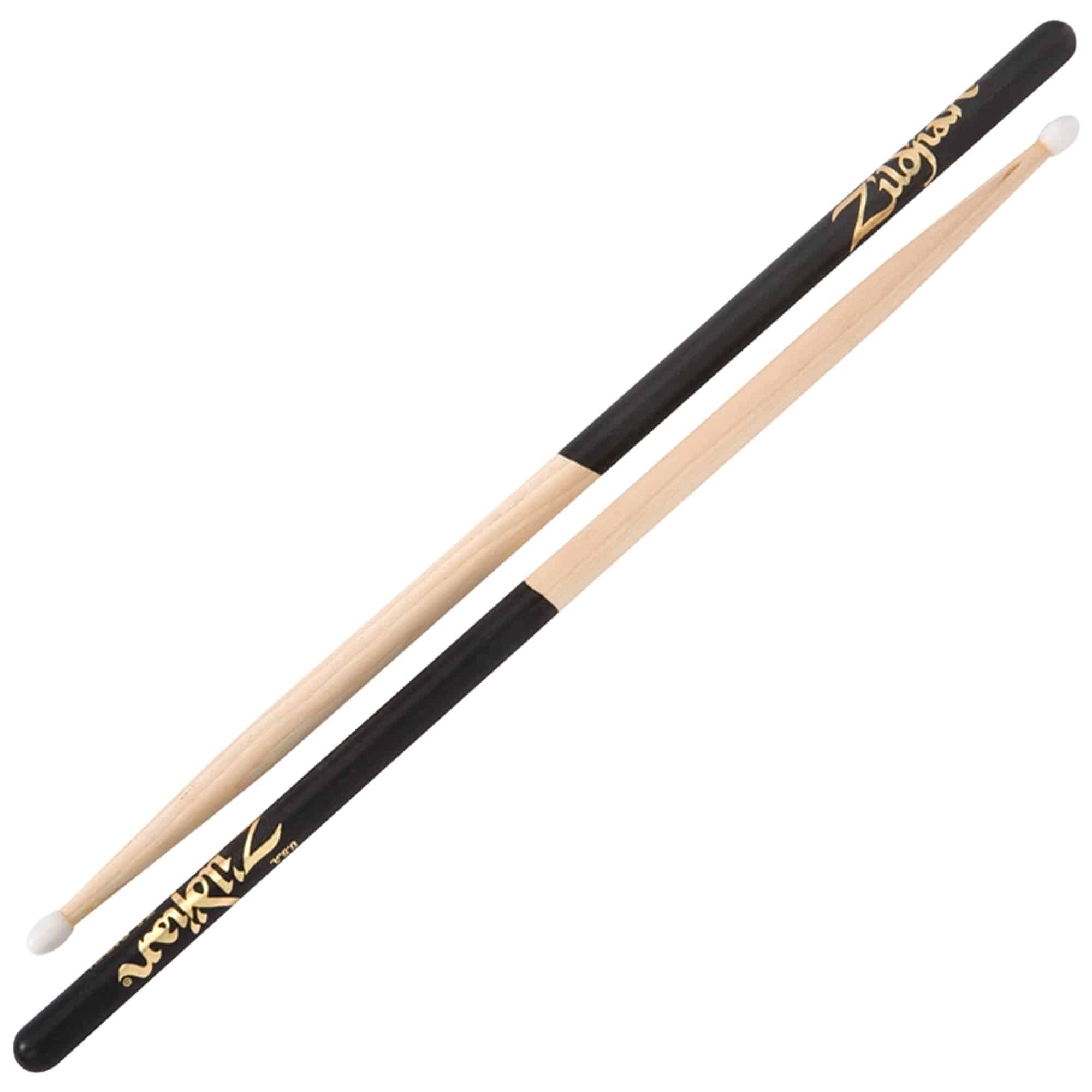 Zildjian Hickory Dip 5A Drumsticks (Nylon Tip) - Palen Music