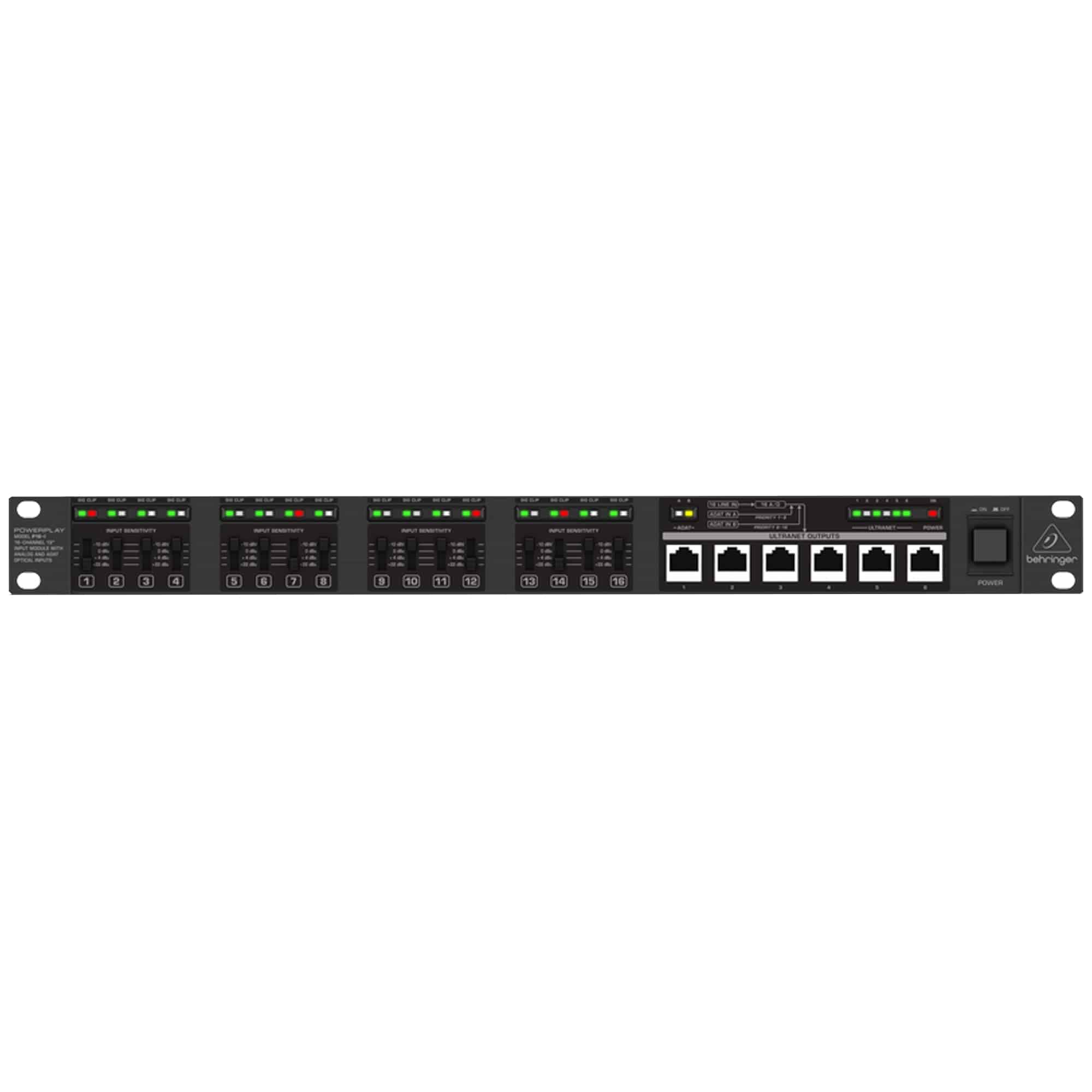 Behringer P16-I 16ch Input Module - Palen Music