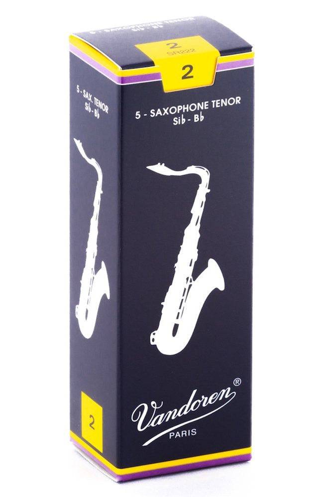 Vandoren Traditional Tenor Saxophone Reeds - Box of 5 - Palen Music