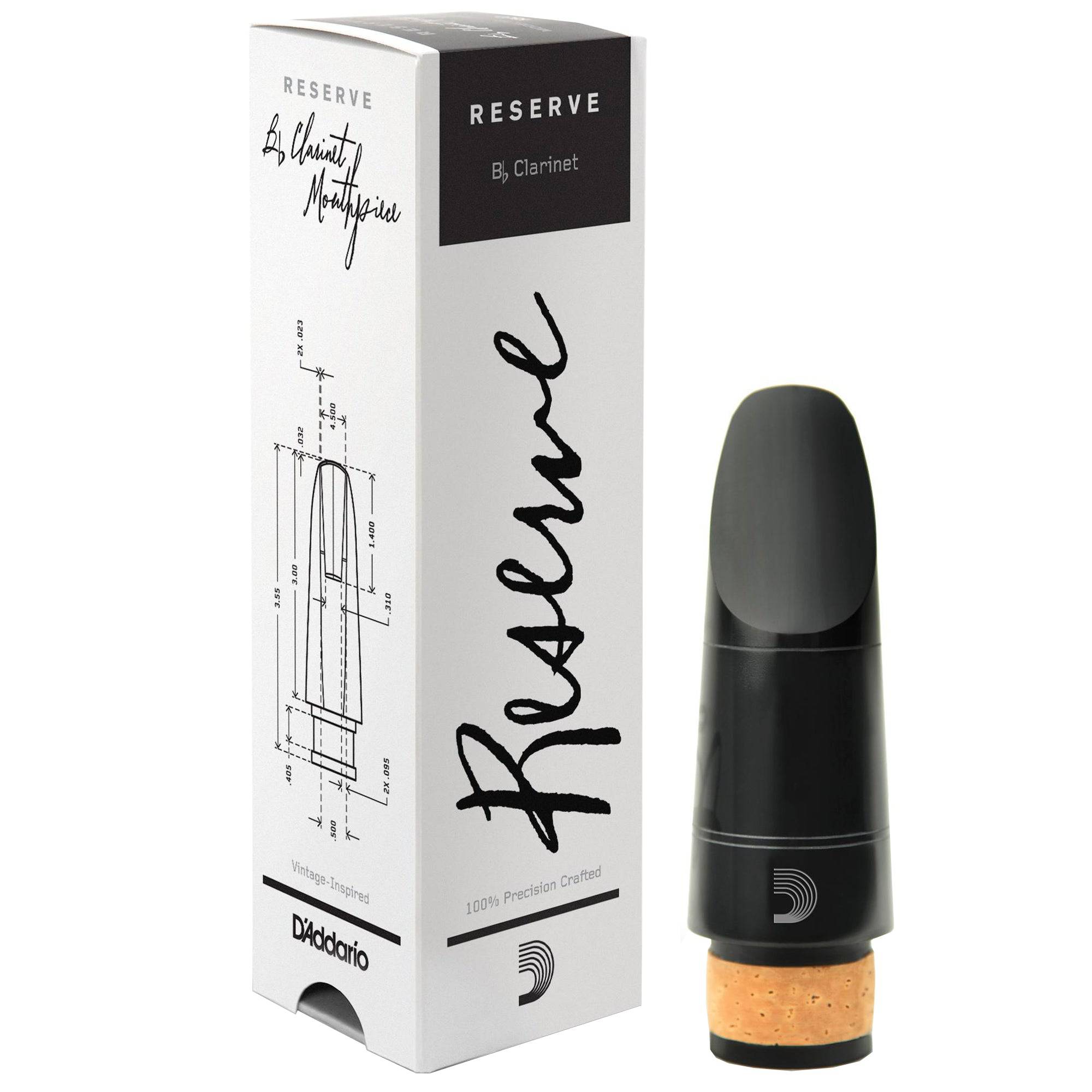 D'Addario MCR-XO Bb Clarinet Reserve Mouthpiece - Palen Music