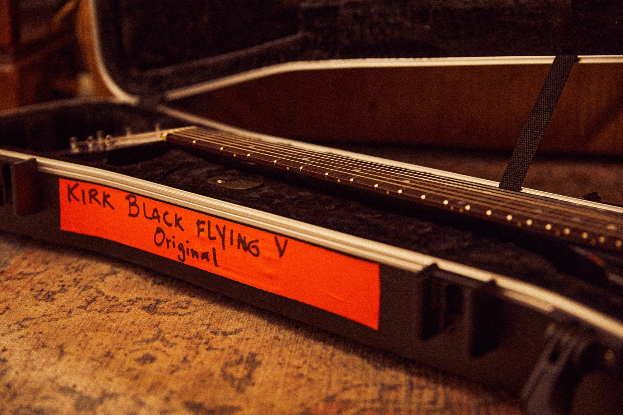 Gibson Custom Shop Kirk Hammett 1979 Flying V - Ebony - Palen Music