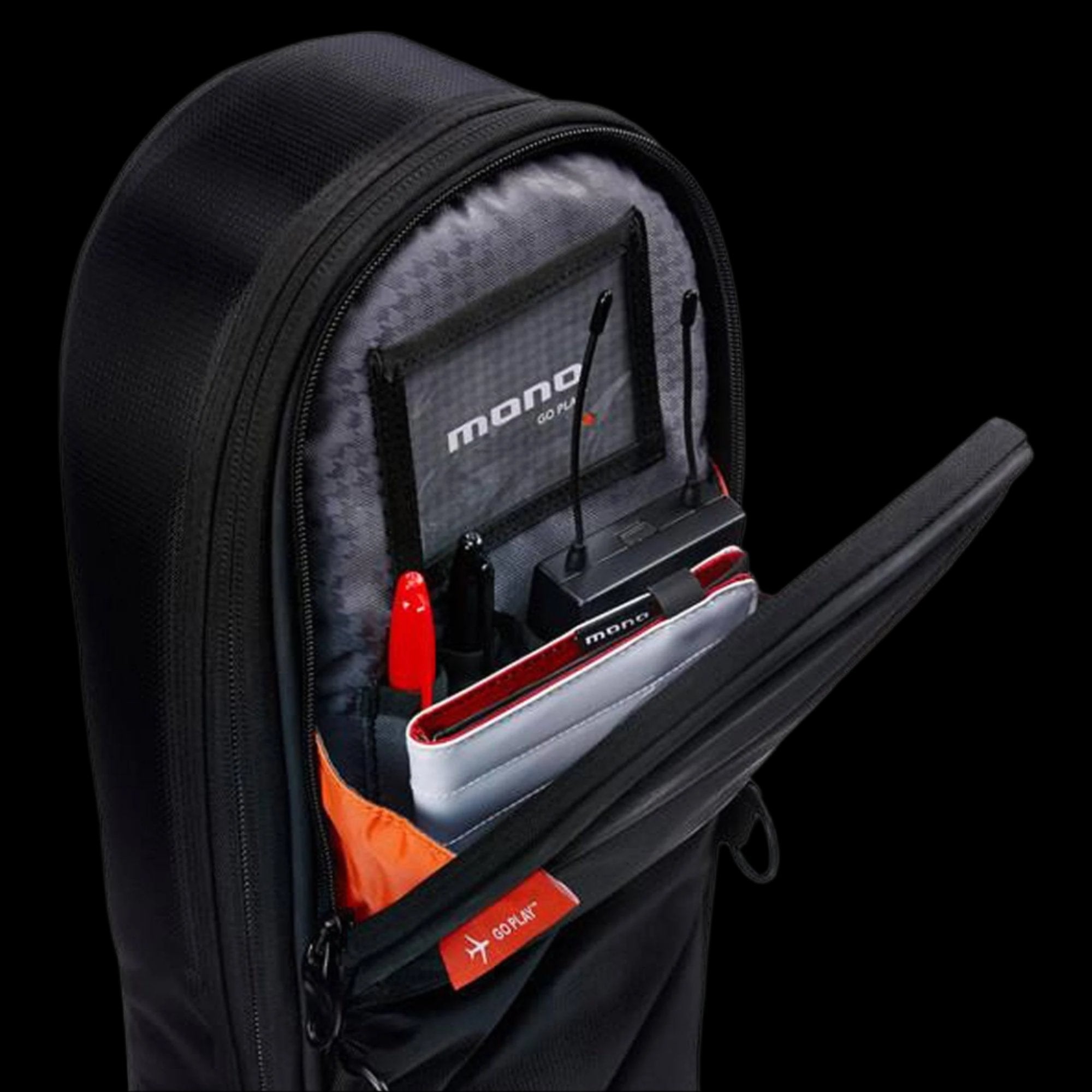 Mono Single Jet Black Dreadnought Guitar Case - Palen Music
