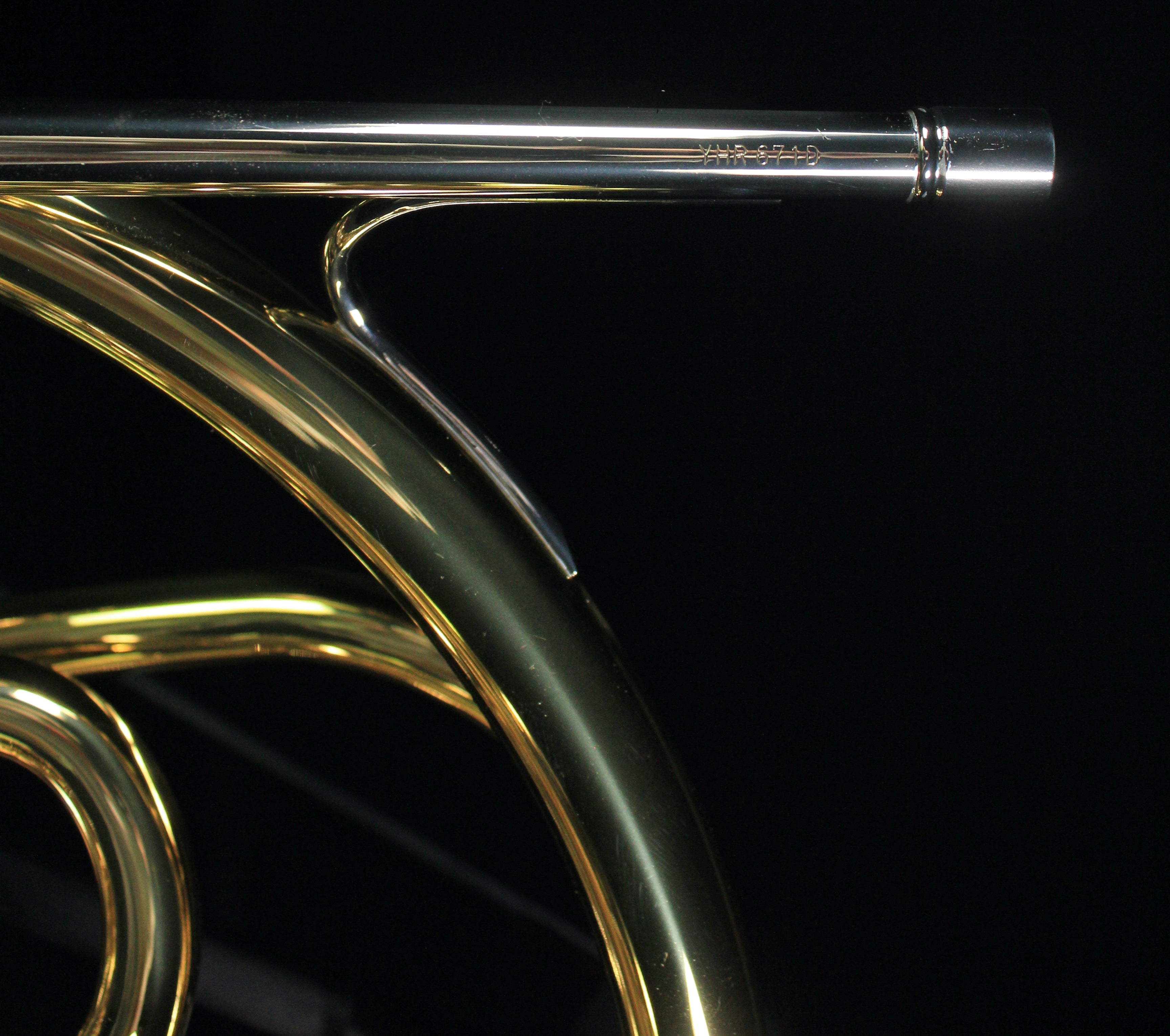 Yamaha YHR-671D Professional Double French Horn - Detachable Bell (Lacquer) - Palen Music