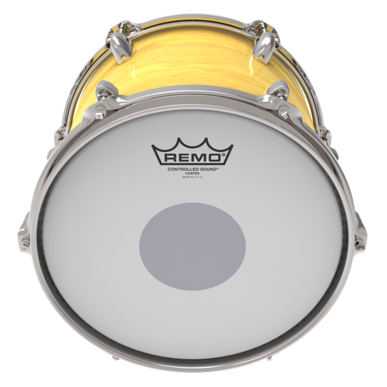 Remo 14" Controlled Sound Coated with Black Dot Drumhead - Palen Music