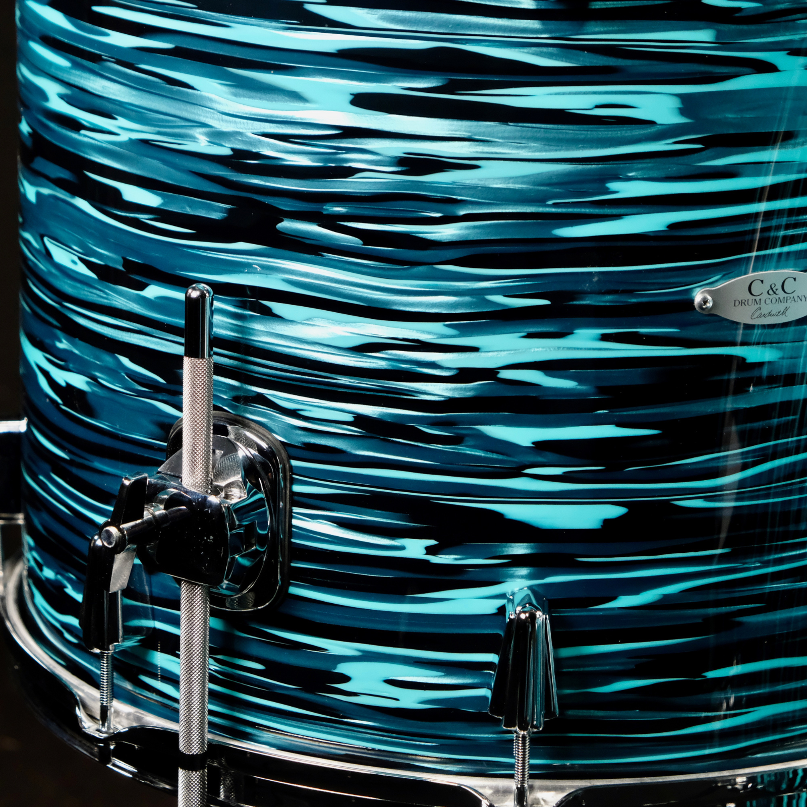 C&C Drum Co Player Date II Big Beat Shell Pack (Turquoise and Black Pearl) - Palen Music