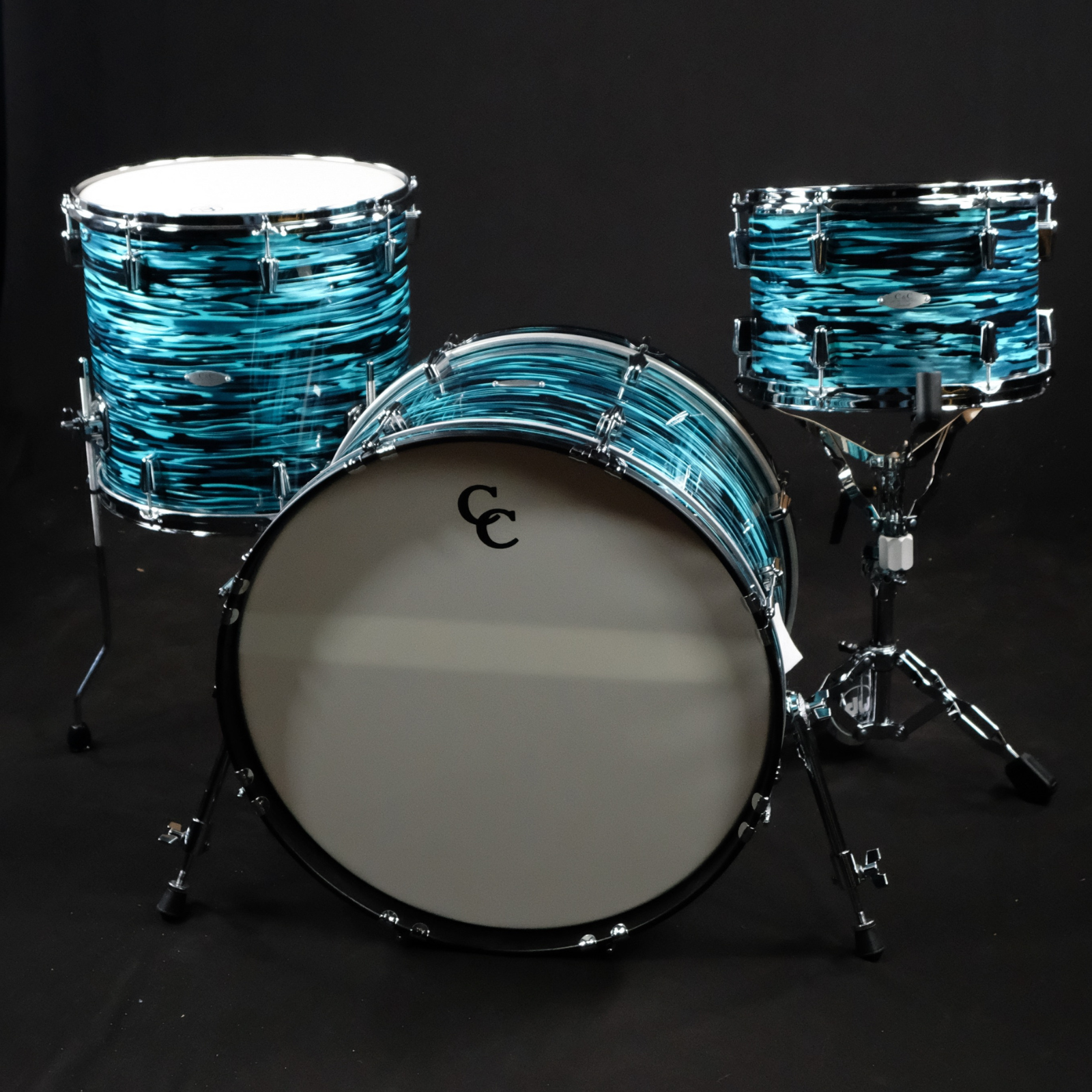 C&C Drum Co Player Date II Big Beat Shell Pack (Turquoise and Black Pearl) - Palen Music