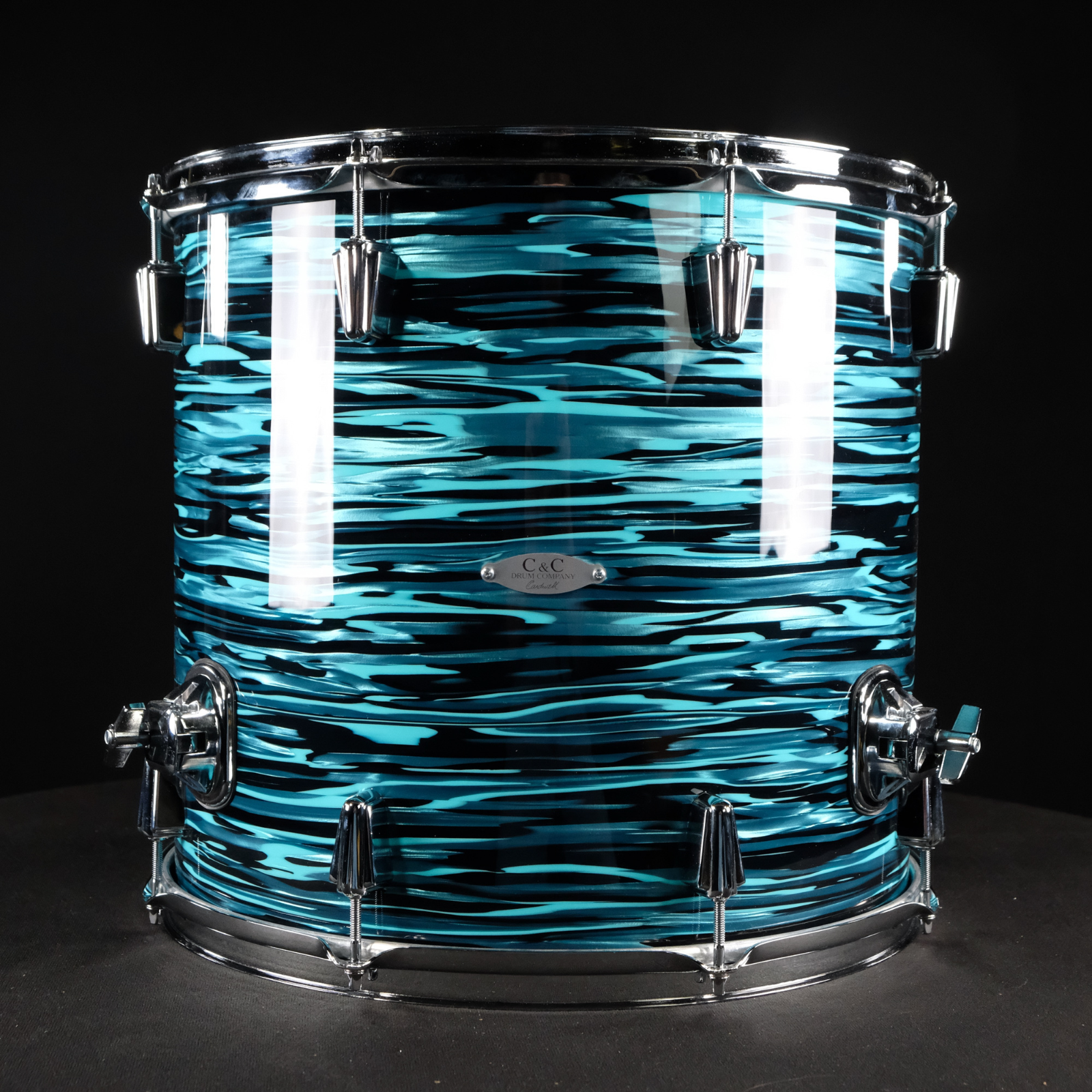 C&C Drum Co Player Date II Big Beat Shell Pack (Turquoise and Black Pearl) - Palen Music