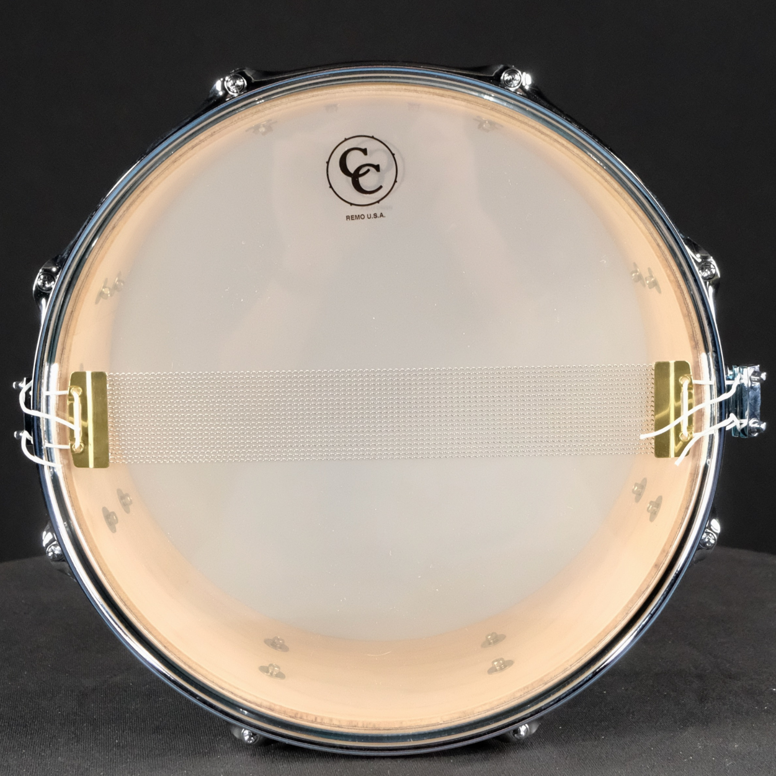 C&C Drum Co Player Date II Snare Drum 14x6.5 (Turquoise and Black Pearl) - Palen Music