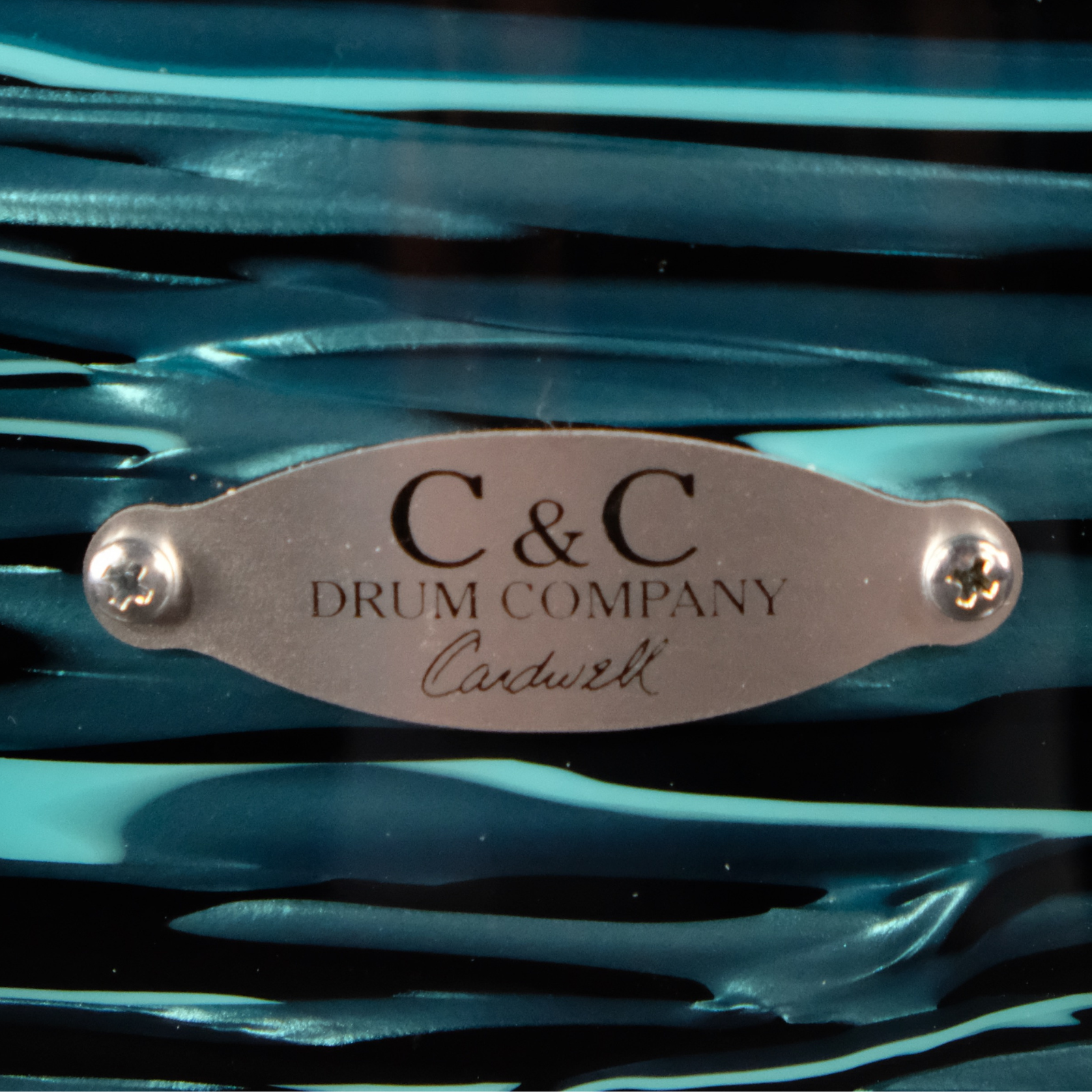 C&C Drum Co Player Date II Big Beat Shell Pack (Turquoise and Black Pearl) - Palen Music