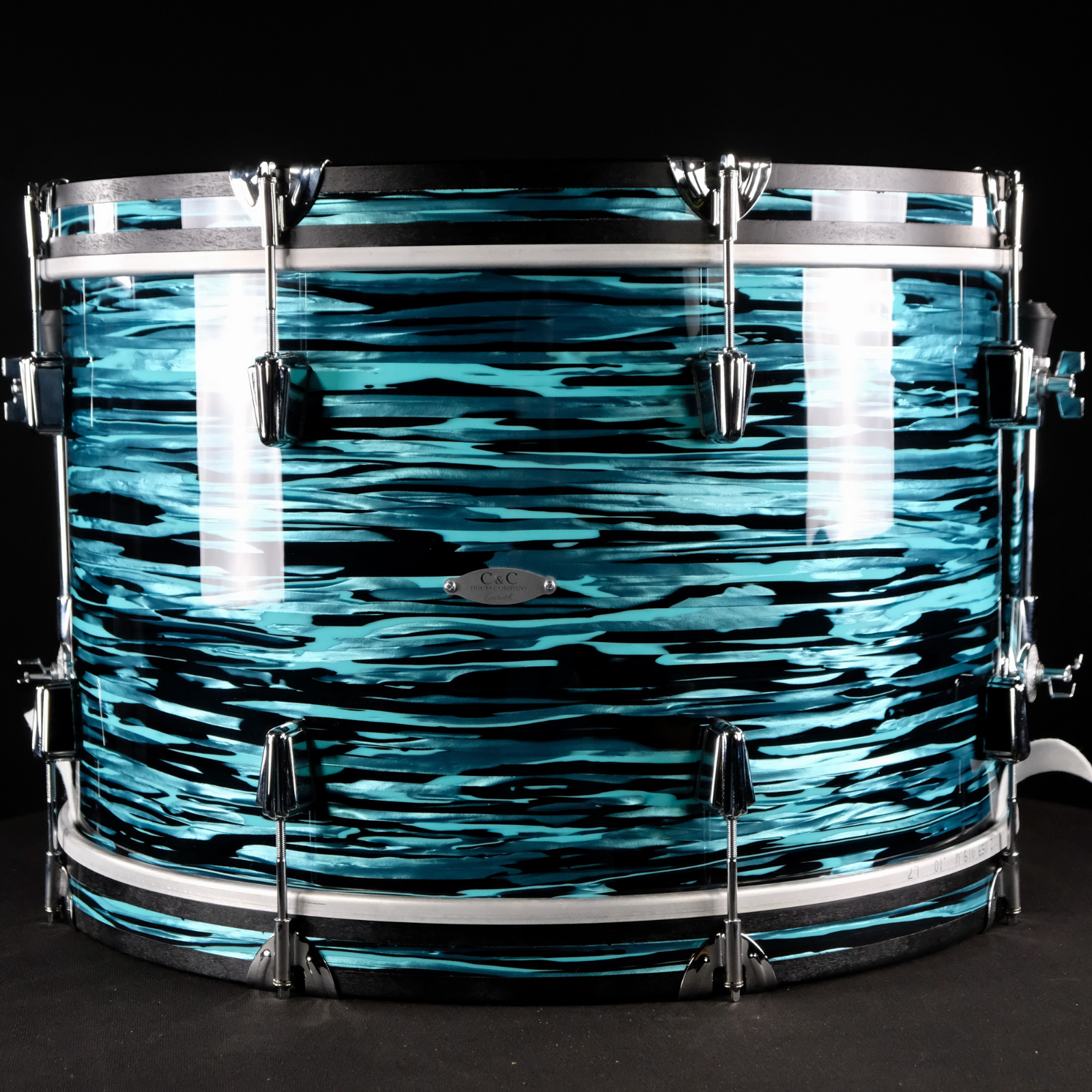 C&C Drum Co Player Date II Big Beat Shell Pack (Turquoise and Black Pearl) - Palen Music