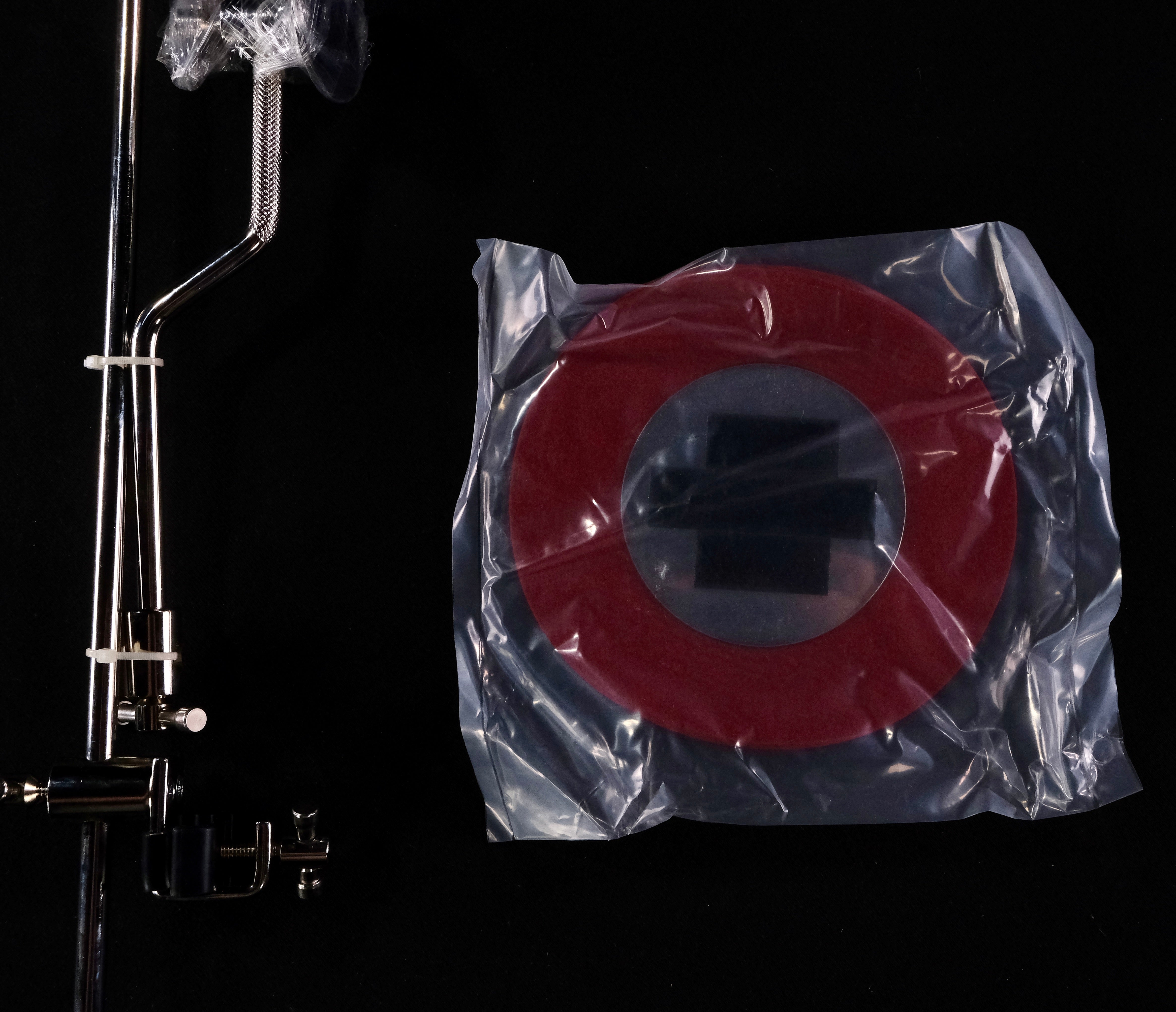 A&F Drum Company Kick-Bone for 10" - 16" Deep Kick Drums - Nickel - Palen Music