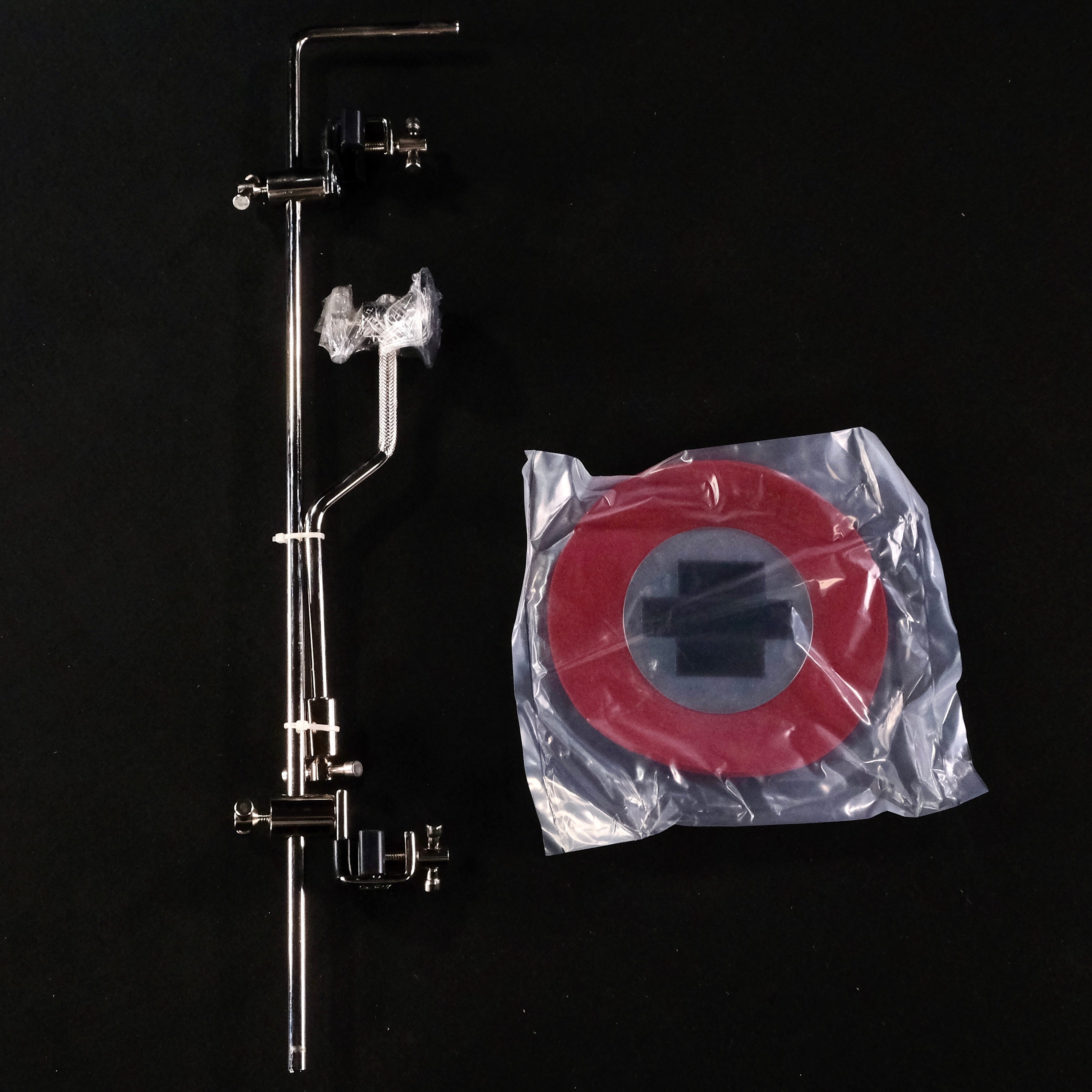 A&F Drum Company Kick-Bone for 10" - 16" Deep Kick Drums - Nickel - Palen Music