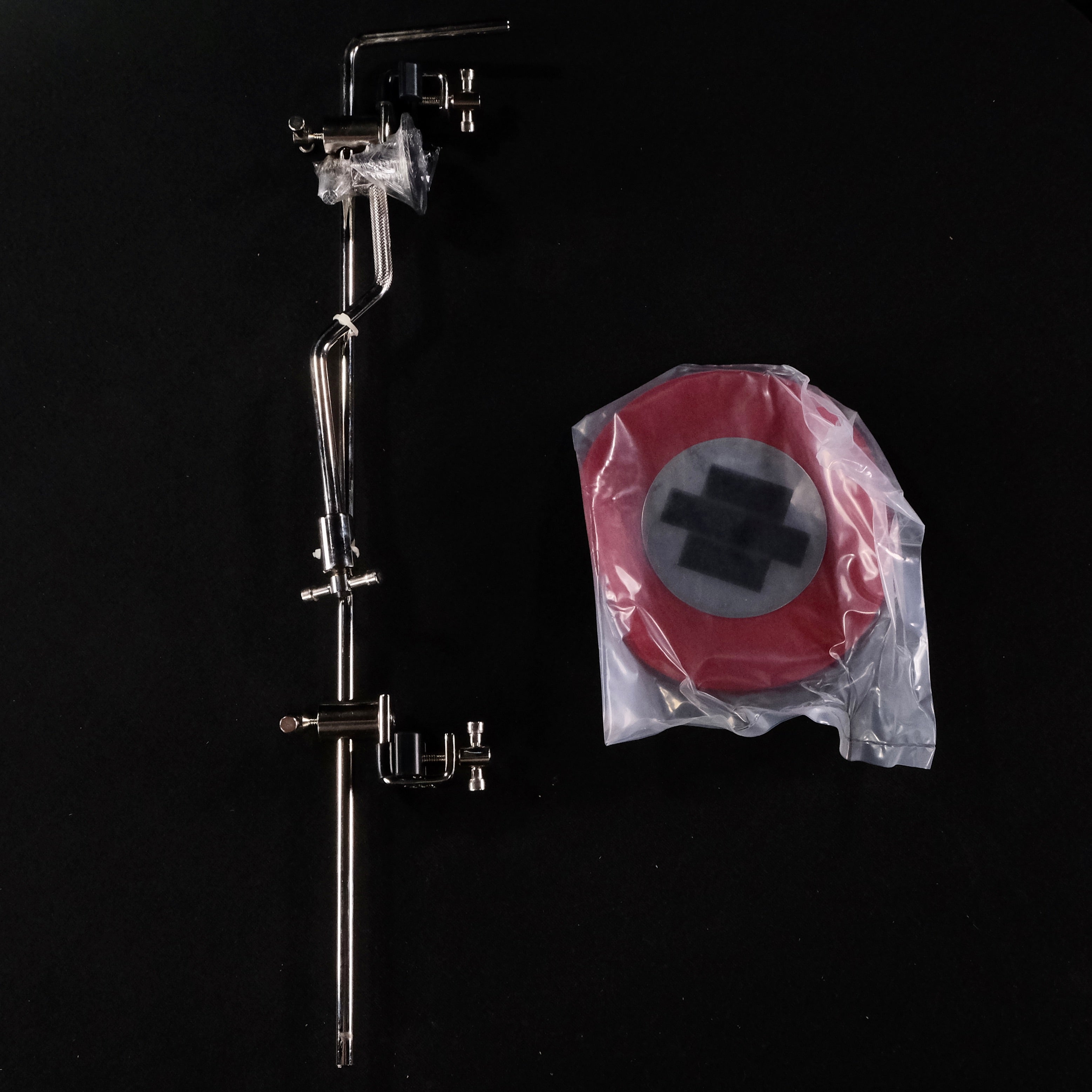 A&F Drum Company Kick-Bone for 10" - 16" Deep Kick Drums - Nickel - Palen Music