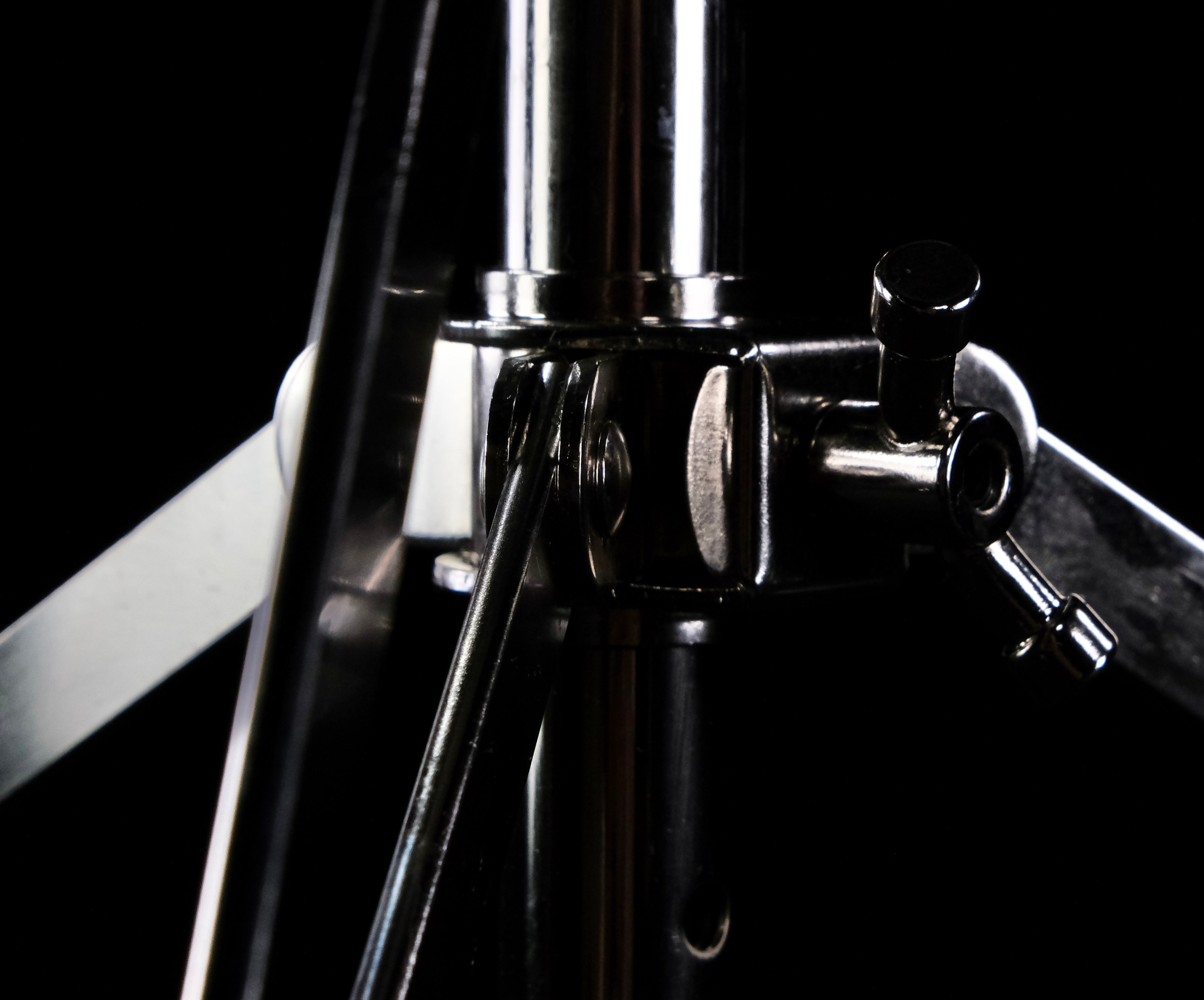 A&F Drum Company HSSN1822 Nickel Snare Stand - Large - Palen Music