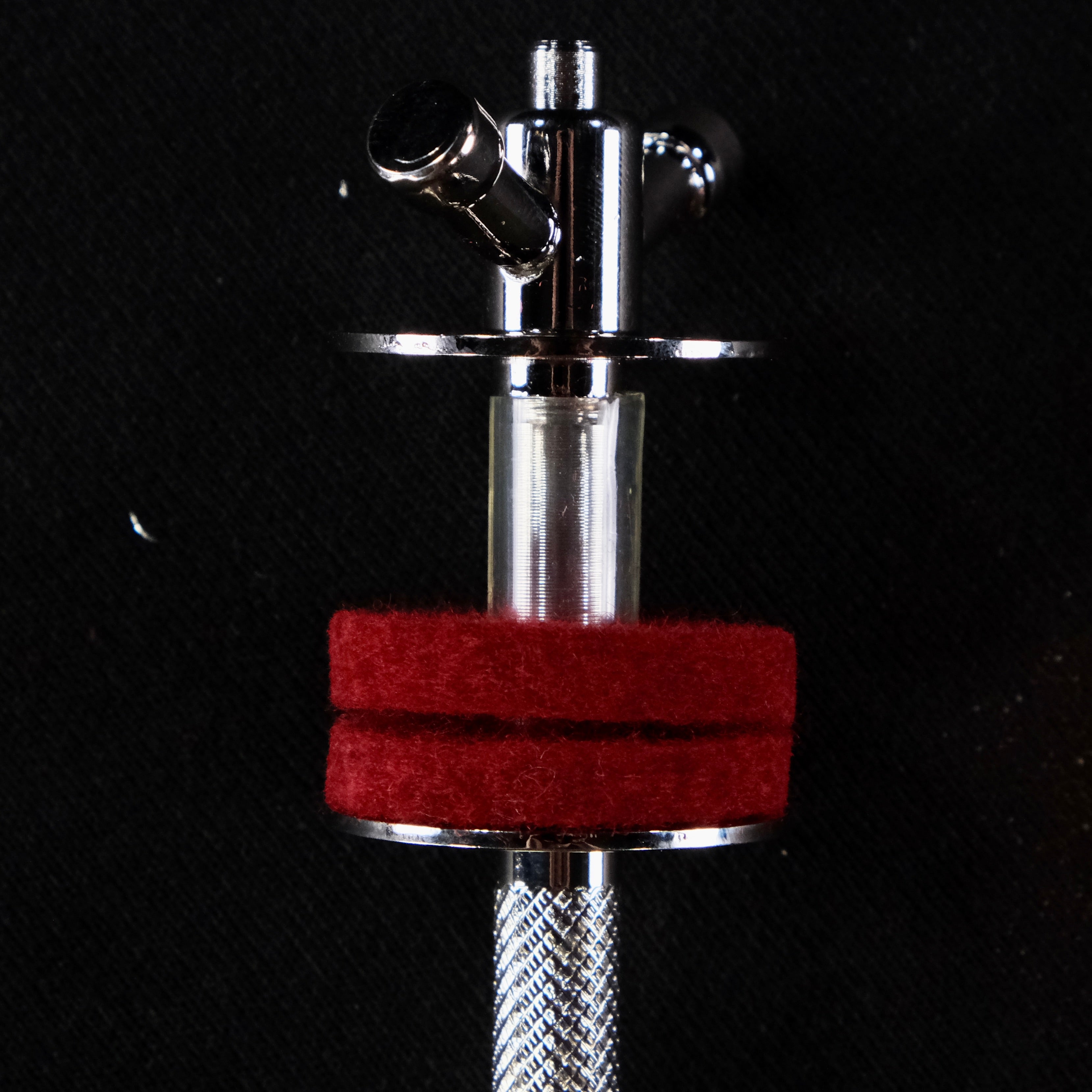 A&F Drum Company AHMCNLA Hoop Clamp with L-Arm - Nickel - Palen Music