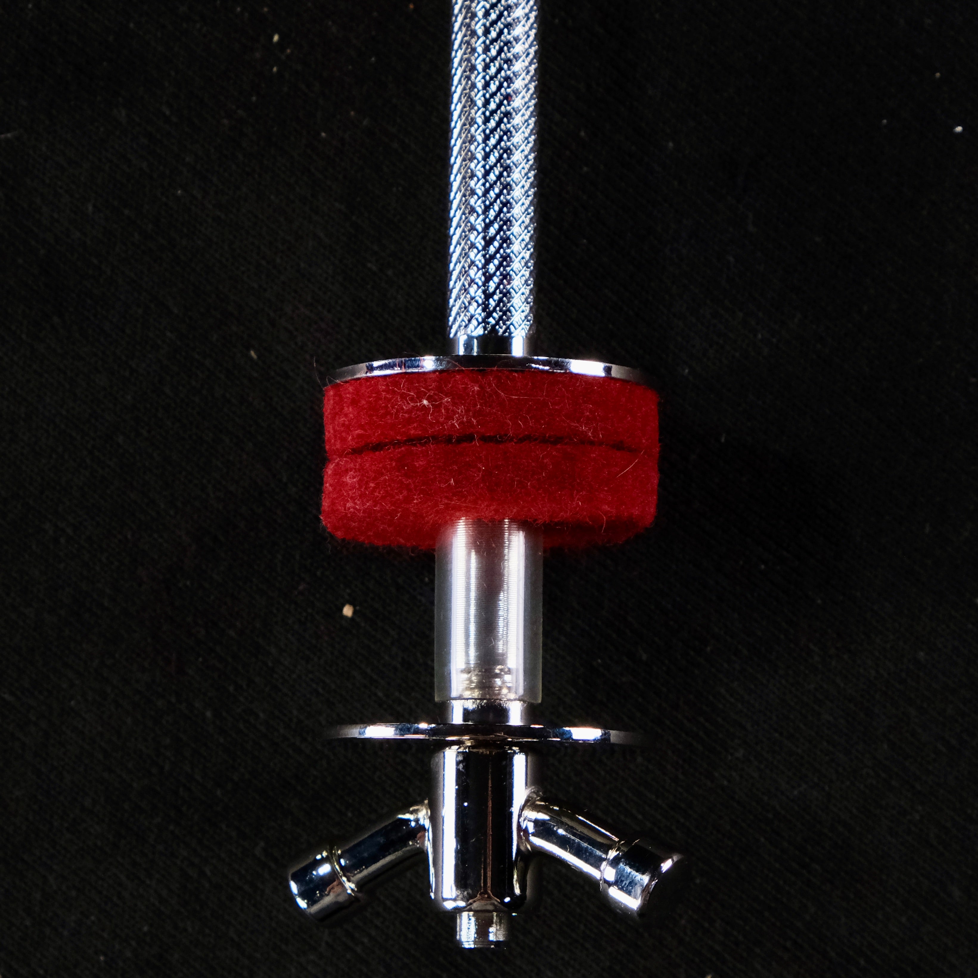 A&F Drum Company AHMCNLA Hoop Clamp with L-Arm - Nickel - Palen Music