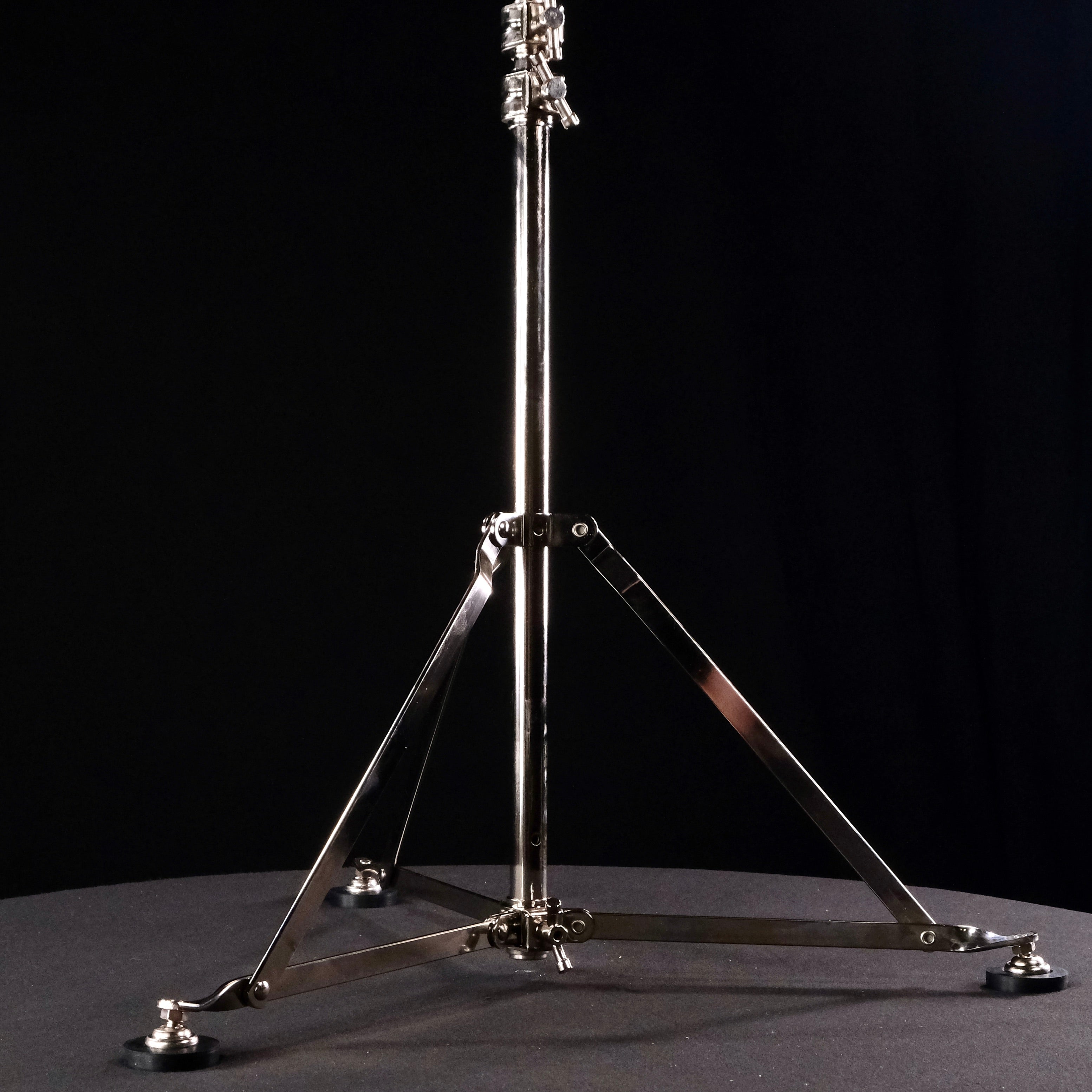 A&F Drum Company HSCSN Nickel Cymbal Stand - Straight - Palen Music