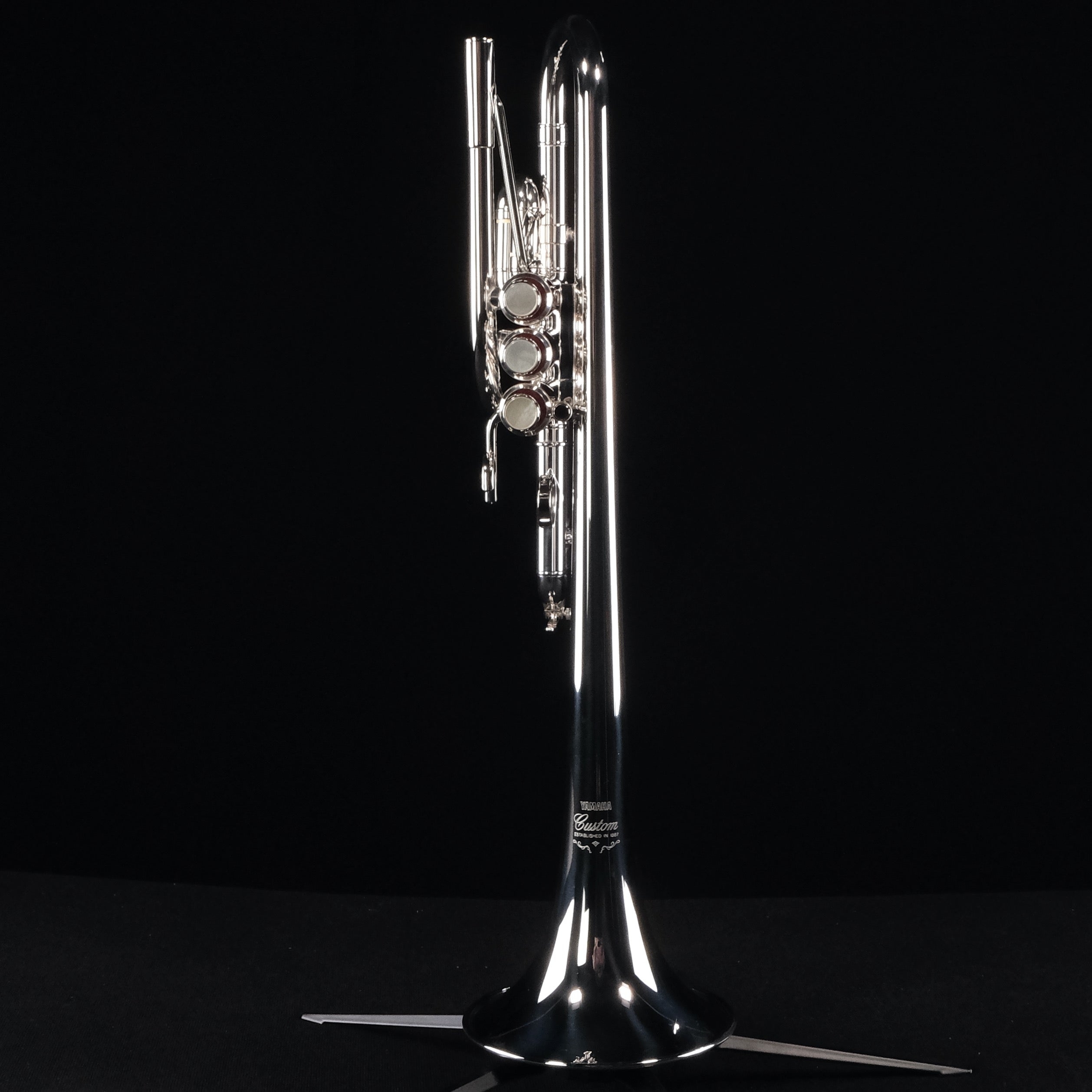 Yamaha Custom E/Eb Heavy Wall Trumpet - YTR9635 (Silver Plated) - Palen Music