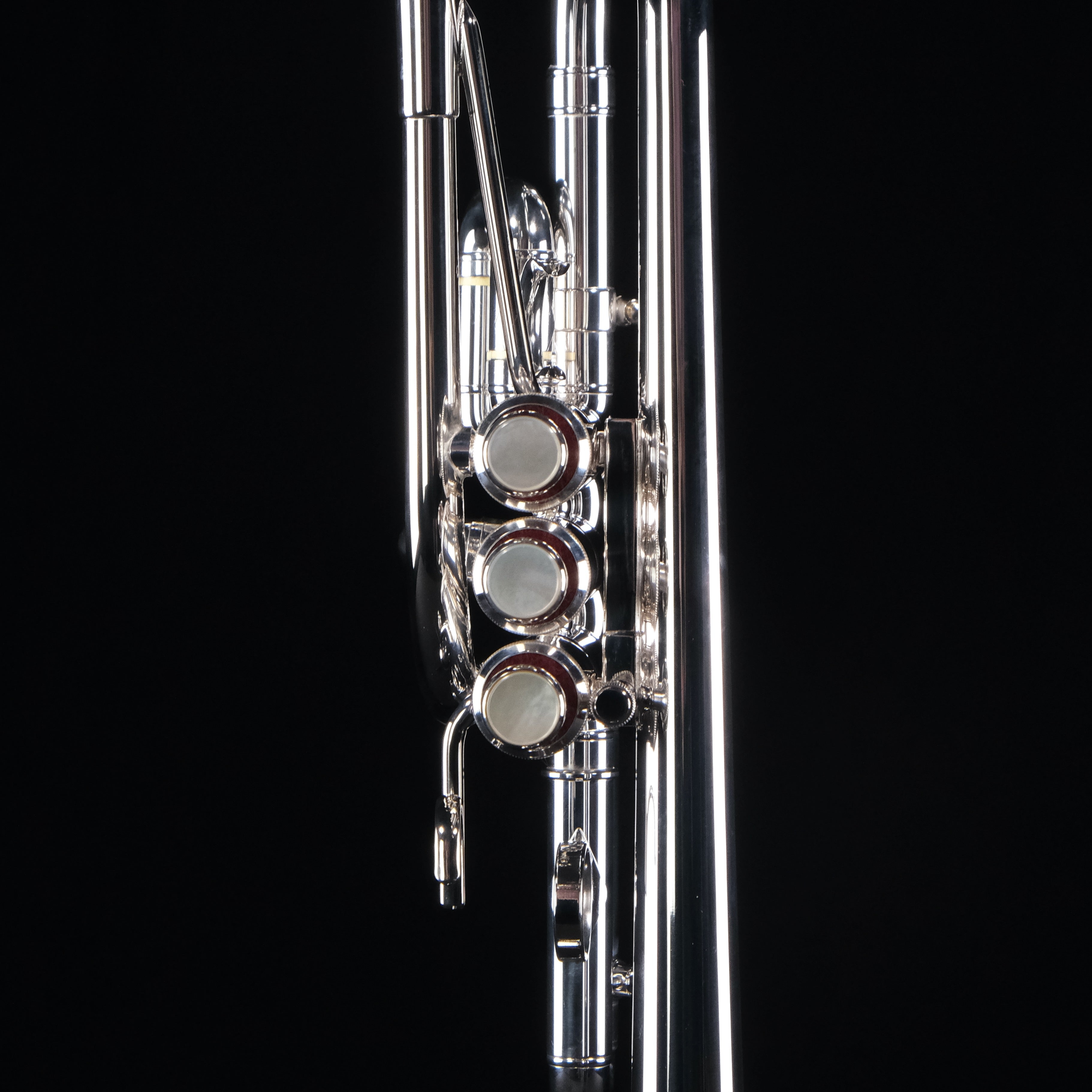 Yamaha Custom E/Eb Heavy Wall Trumpet - YTR9635 (Silver Plated) - Palen Music