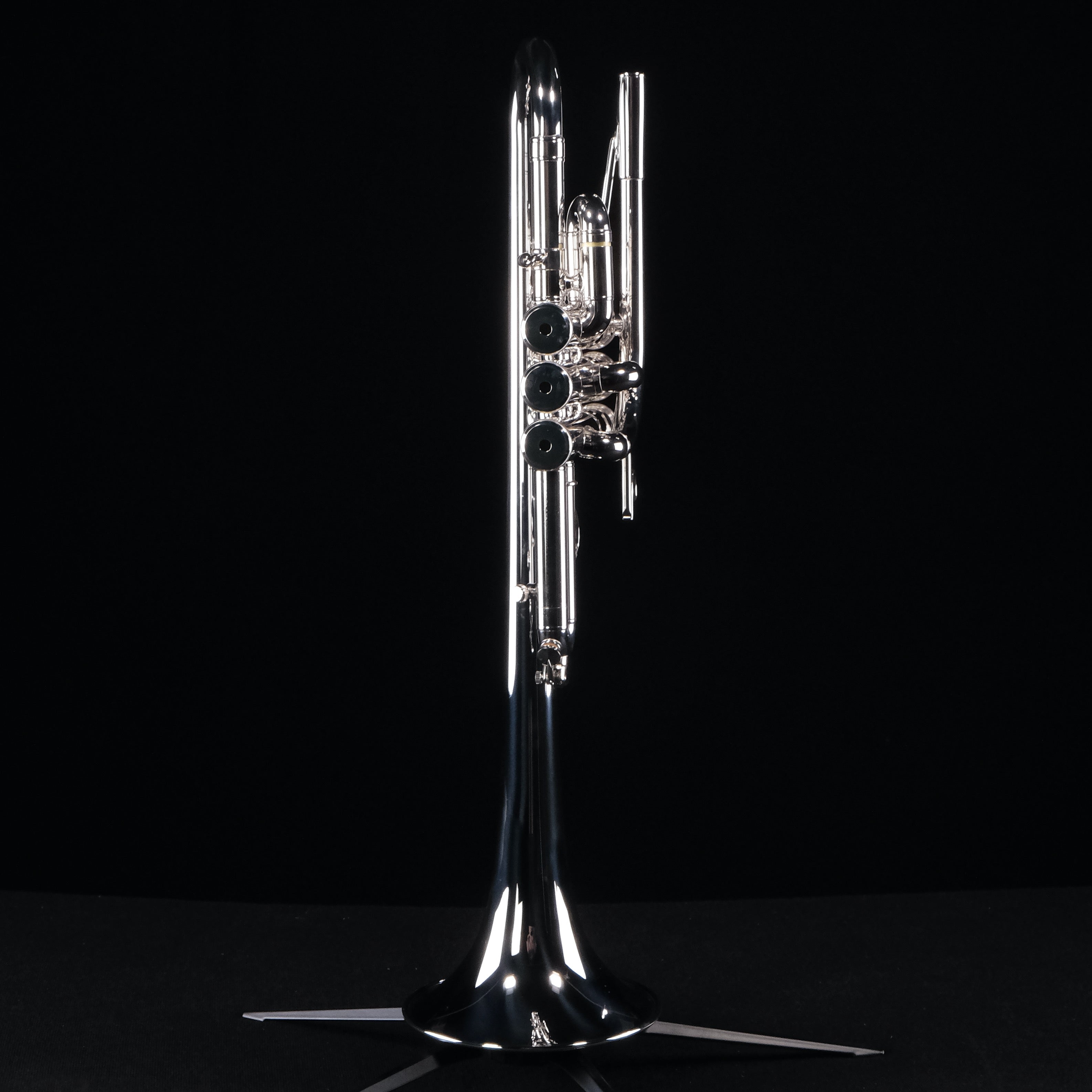 Yamaha Custom E/Eb Heavy Wall Trumpet - YTR9635 (Silver Plated) - Palen Music