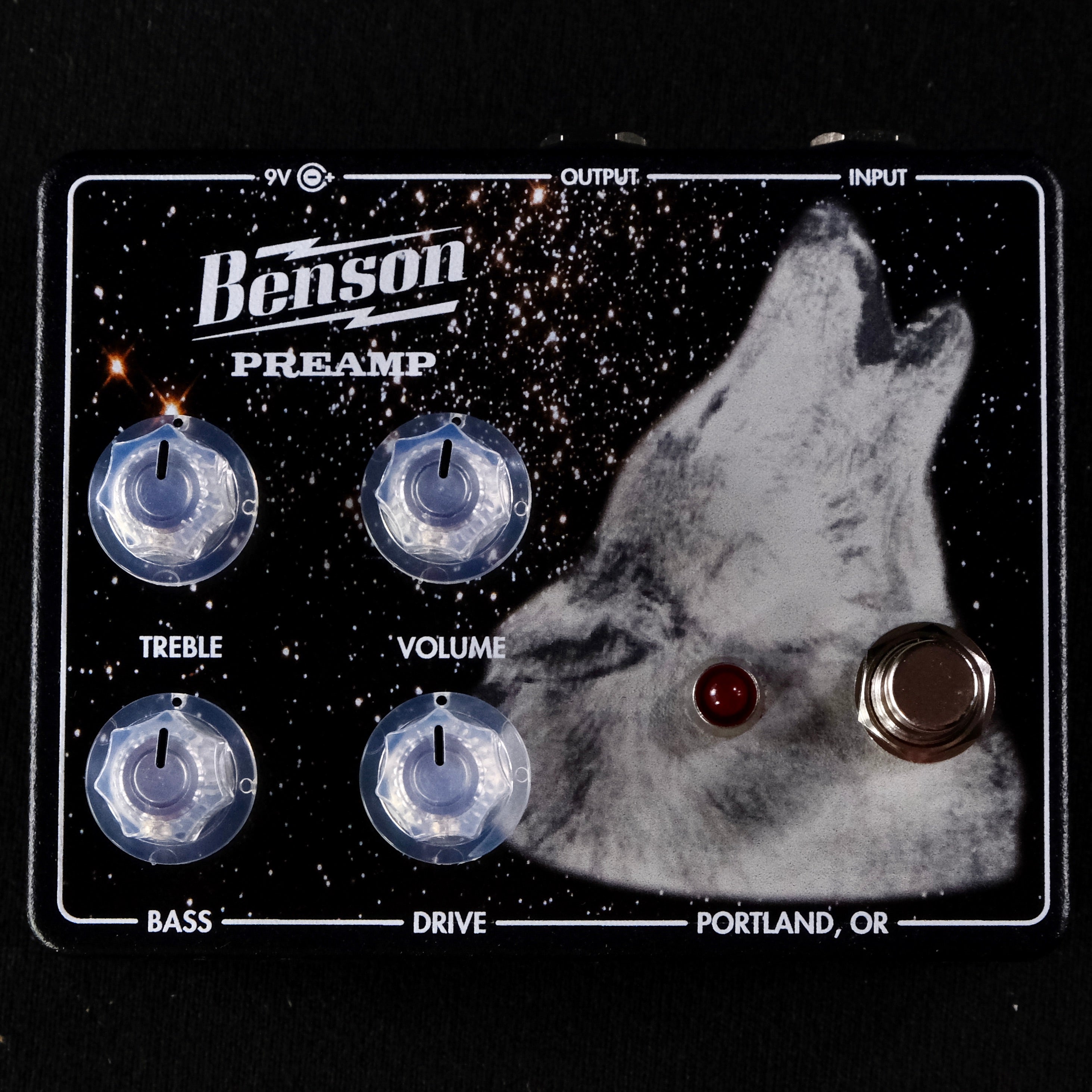 Benson Amps Custom Design Preamp Pedal (Wolf Shirt) - Palen Music