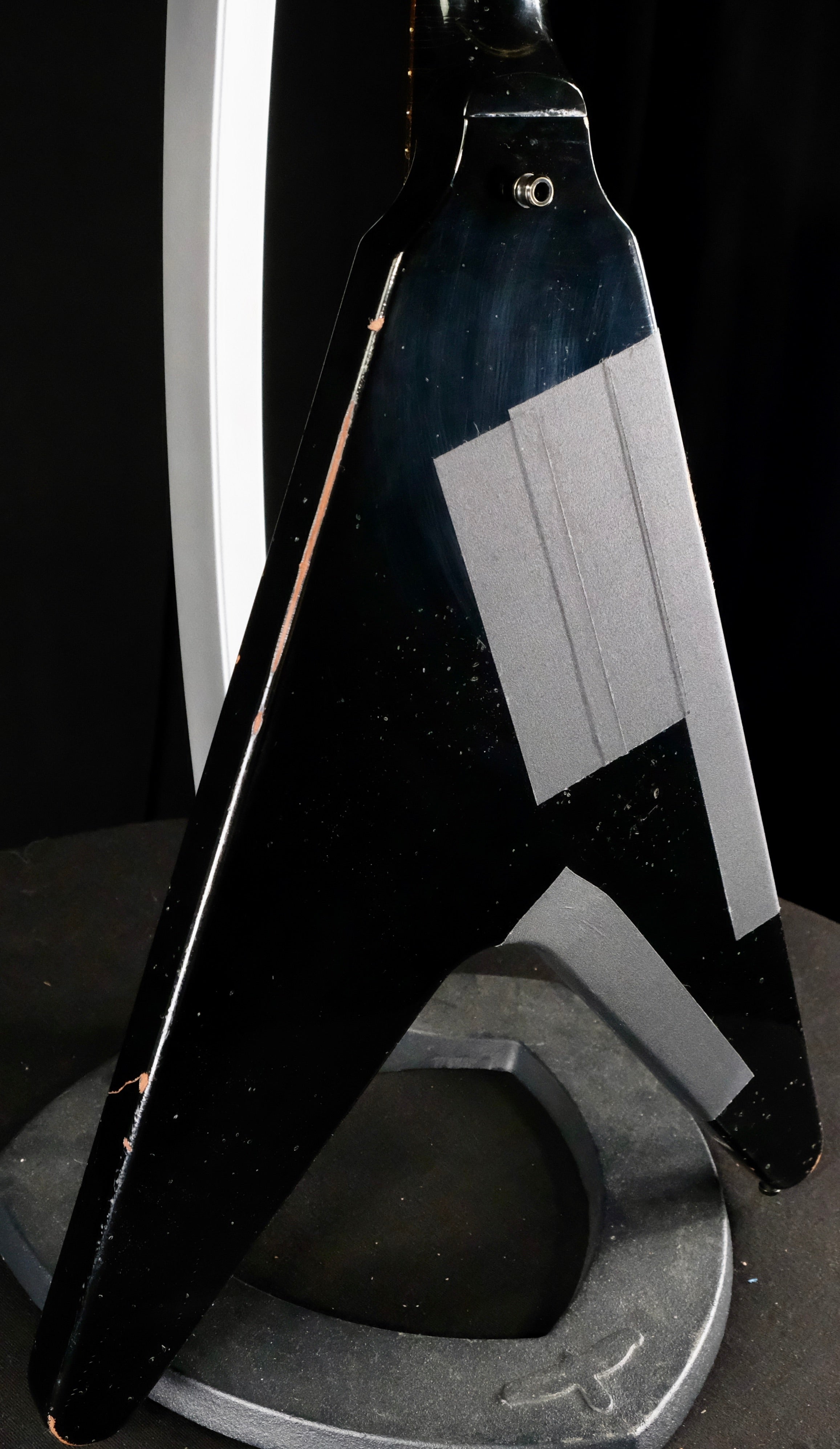 Gibson Custom Shop Kirk Hammett 1979 Flying V - Ebony - Palen Music