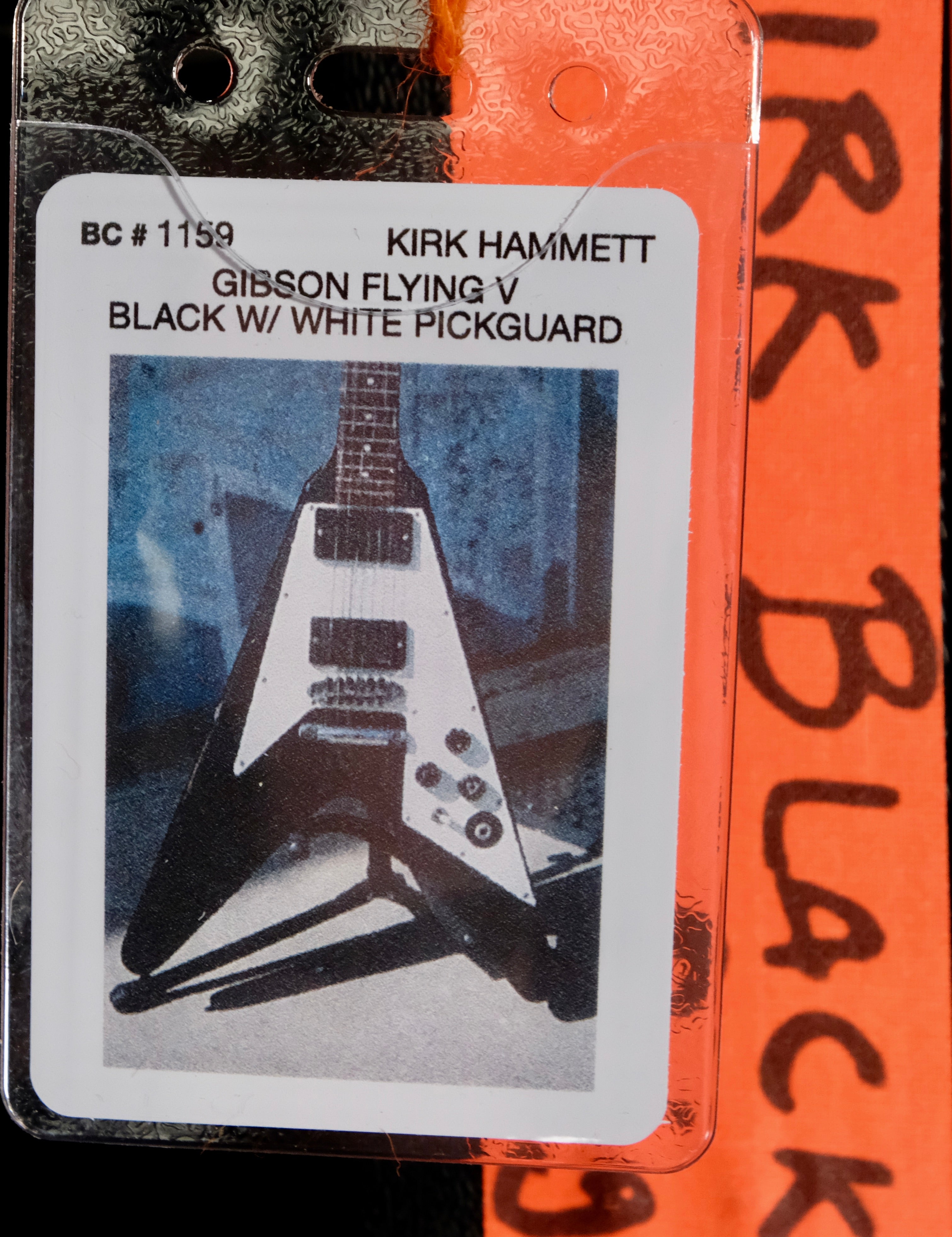 Gibson Custom Shop Kirk Hammett 1979 Flying V - Ebony - Palen Music