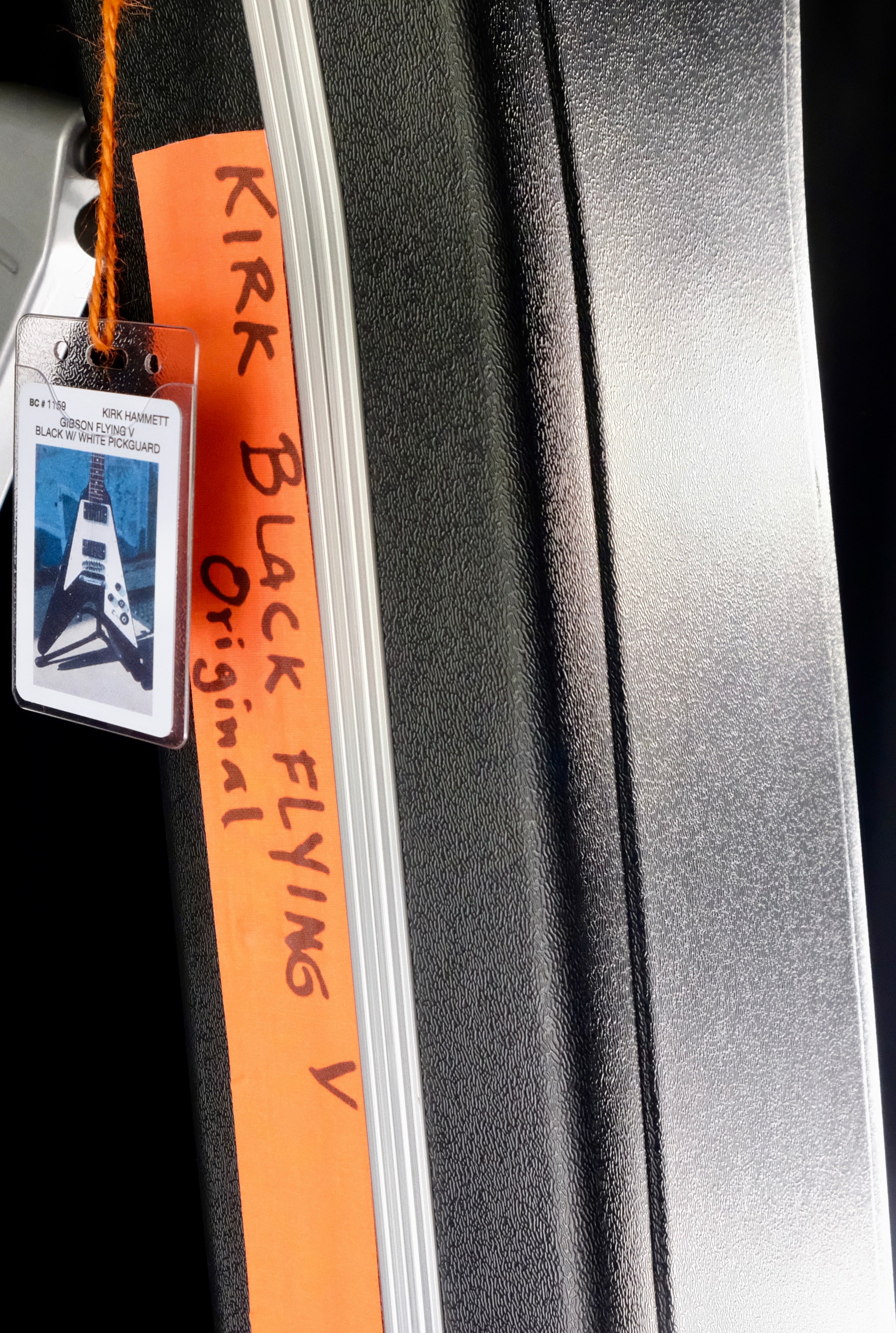 Gibson Custom Shop Kirk Hammett 1979 Flying V - Ebony - Palen Music