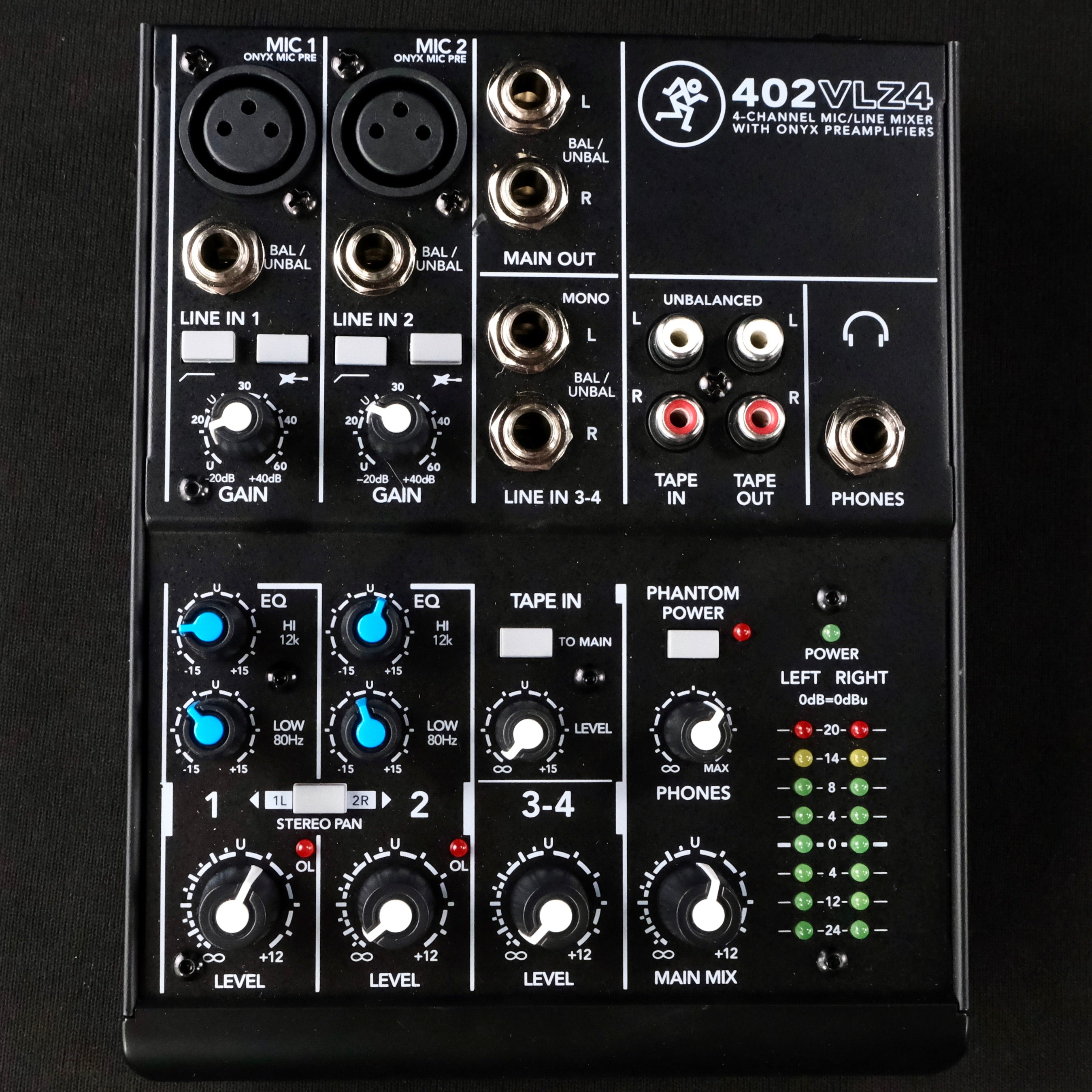 Mackie 402VLZ4 4-Channel Compact Analog Mixer - Palen Music