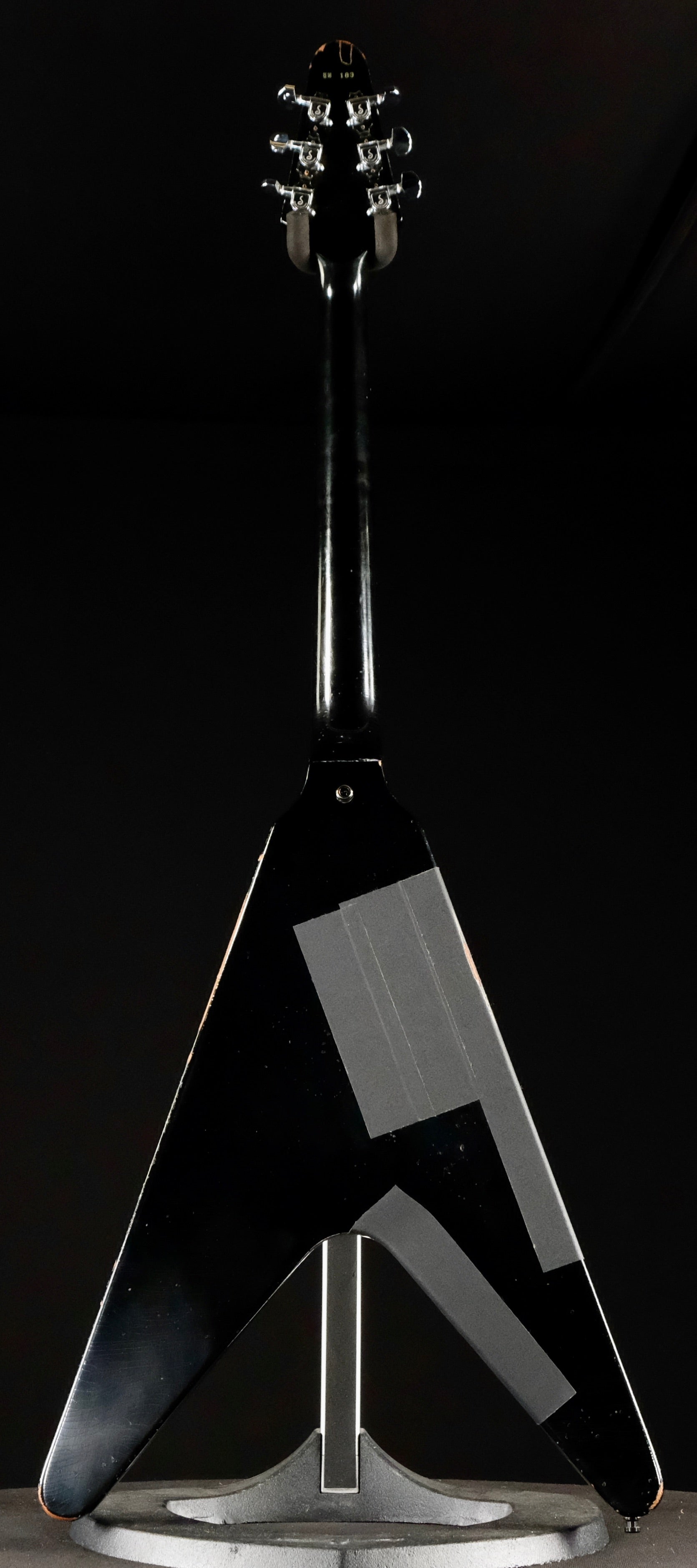 Gibson Custom Shop Kirk Hammett 1979 Flying V - Ebony - Palen Music