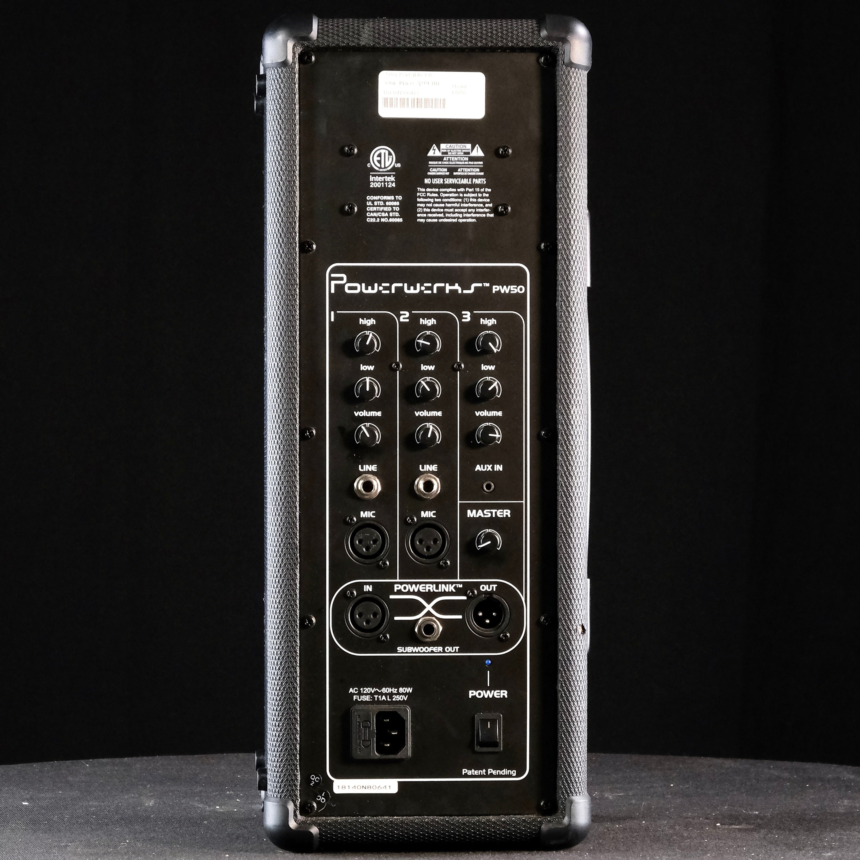 Powerwerks PW50 Personal PA Tower - Palen Music