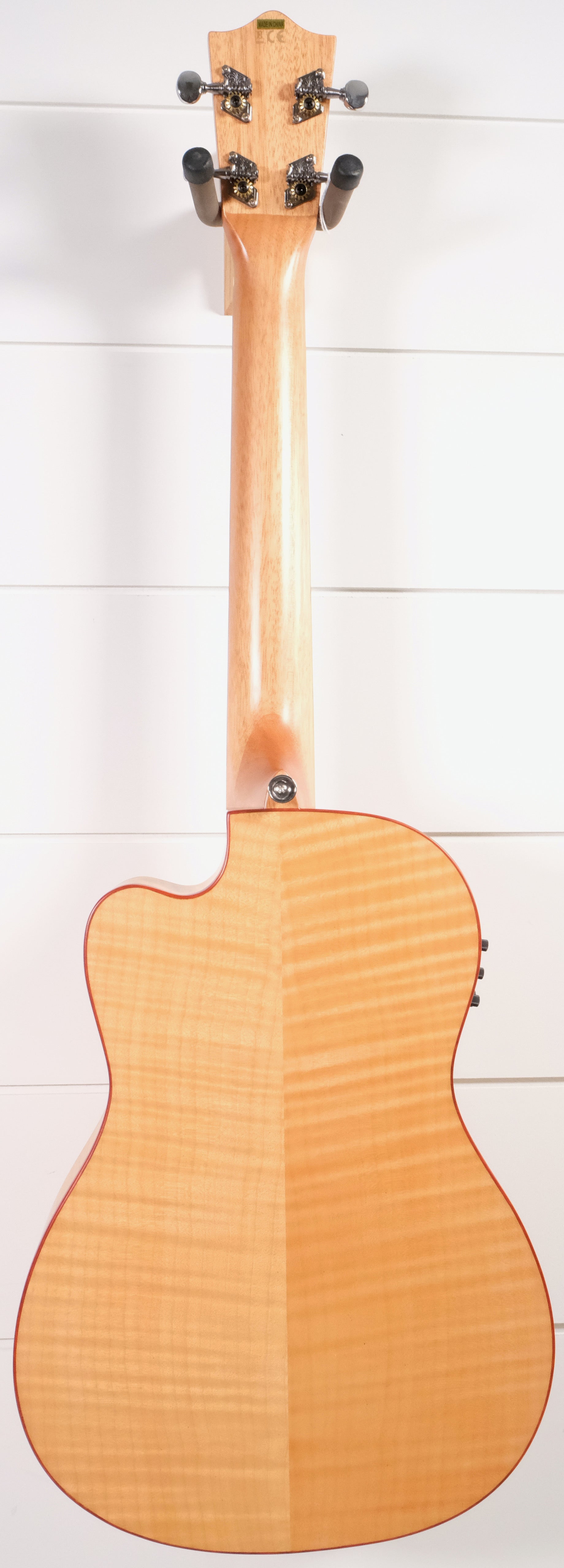 Lanikai FM-CEB Flame Maple Ukulele with Cutaway & Electronics - Baritone - Palen Music