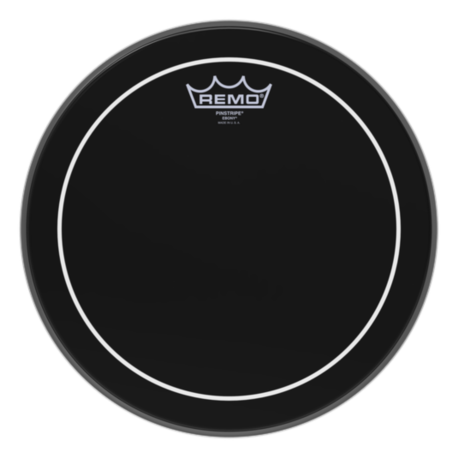 Remo 12" Ebony Pinstripe Drumhead - Palen Music