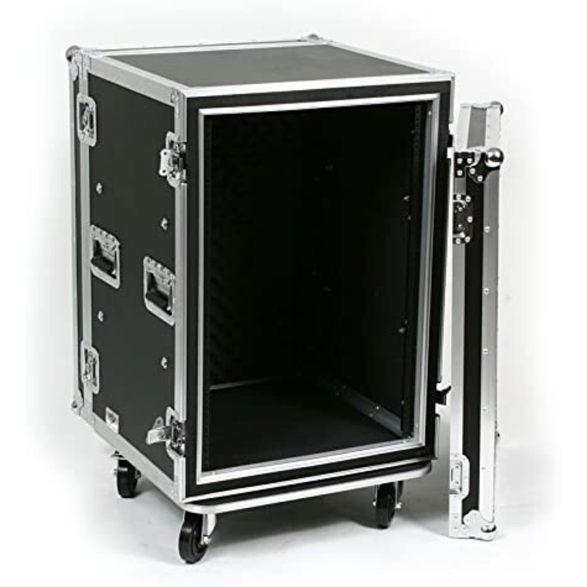Elite Core Aud 16 Space (16U) ATA Rack Amp Road Shock Mount Case (20" Deep) w/ Casters - Palen Music