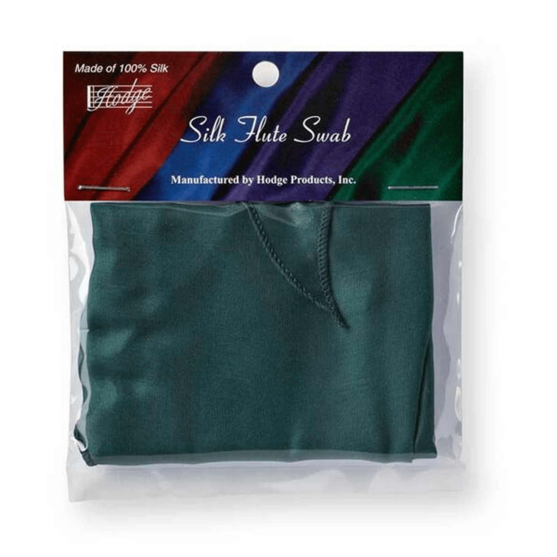 Hodge Silk Flute Swab - Green - FG - Palen Music
