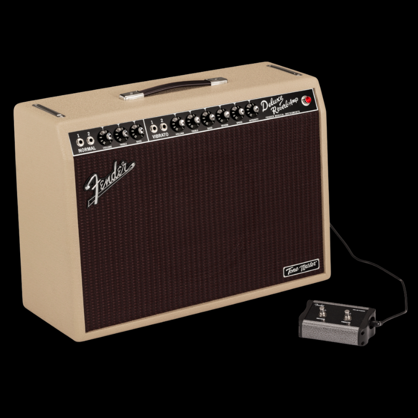 Fender Tone Master Deluxe Reverb 1x12" 100-watt Combo Amp (Blonde) - Palen Music