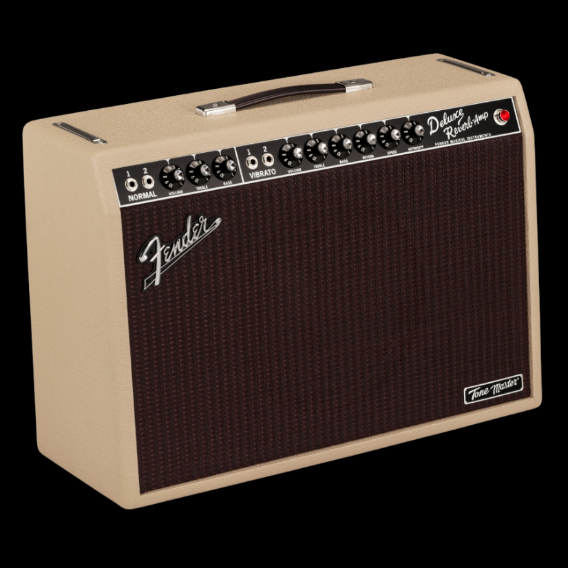 Fender Tone Master Deluxe Reverb 1x12" 100-watt Combo Amp (Blonde) - Palen Music