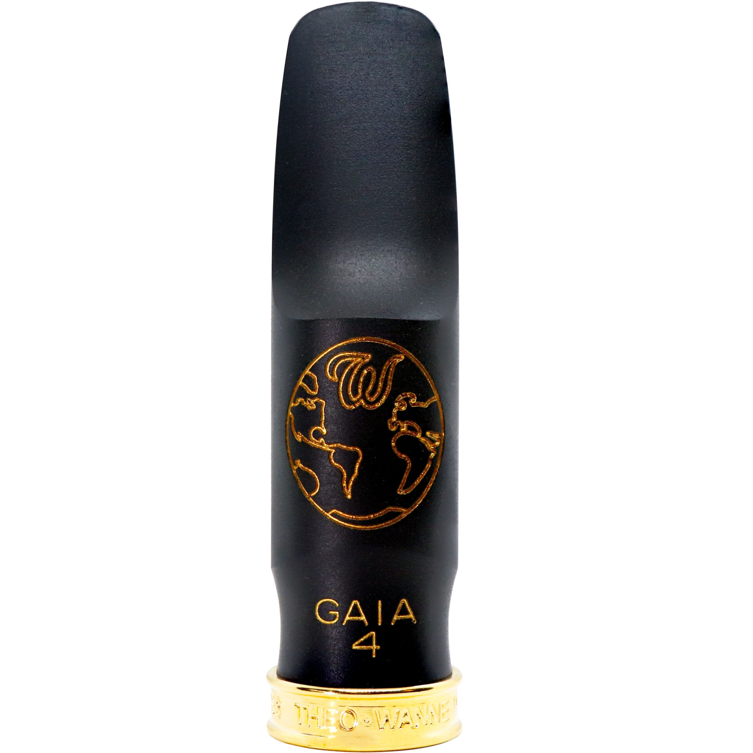 Theo Wanne GAIA 4 Alto Saxophone Mouthpiece #6 (Hard Rubber) - Palen Music